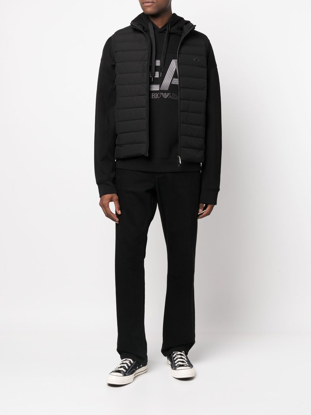 Emporio Armani Jackets Black 8N1BQ11NLRZ0999 (EMPORIO ARMANI / ベスト ) | EMPORIO ARMANI (エンポリオ アルマーニ)(2)