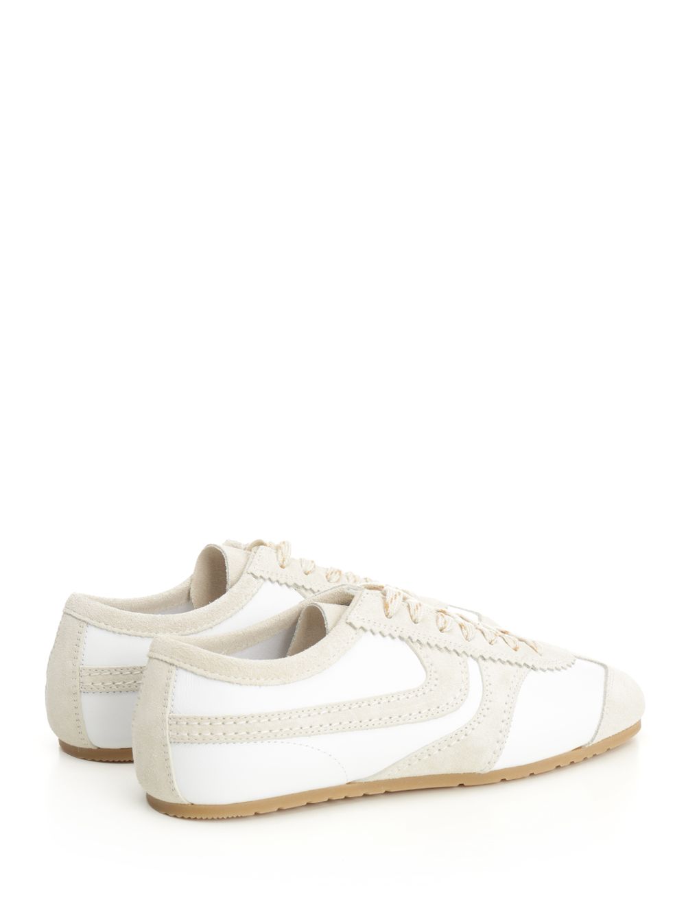 SEUEDE AND LEATHER WHITE SNEAKERS 252021725117001 (Dries Van Noten / スニーカー ) | Dries Van Noten (ドリスヴァンノッテン)(2)