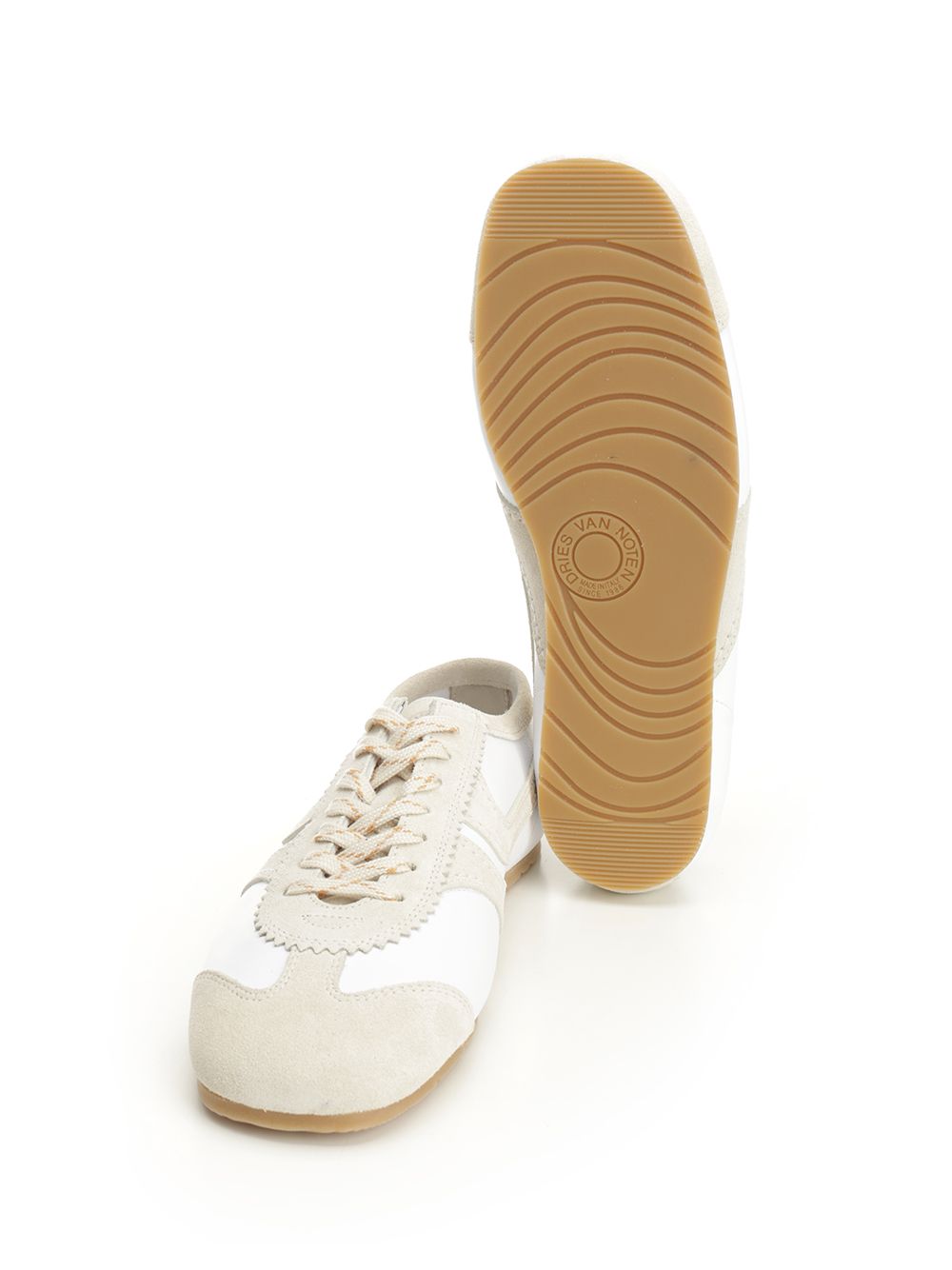 SEUEDE AND LEATHER WHITE SNEAKERS 252021725117001 (Dries Van Noten / スニーカー ) | Dries Van Noten (ドリスヴァンノッテン)(4)