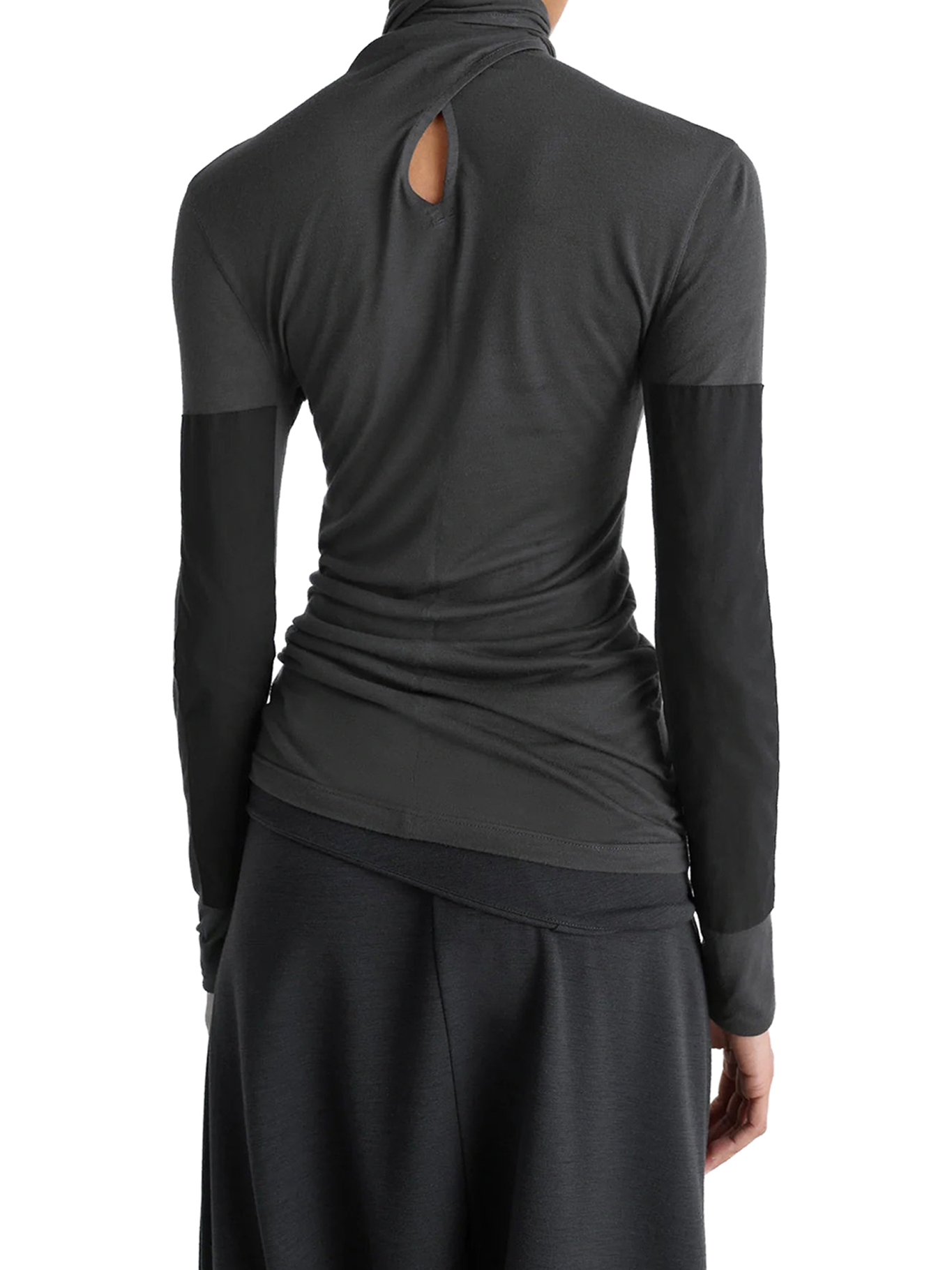 SCARF SWEATER WITH PATCHES TO1469LJ1039BK996 (LEMAIRE / ニット・セーター・カーディガン ) | LEMAIRE (ルメール)(3)