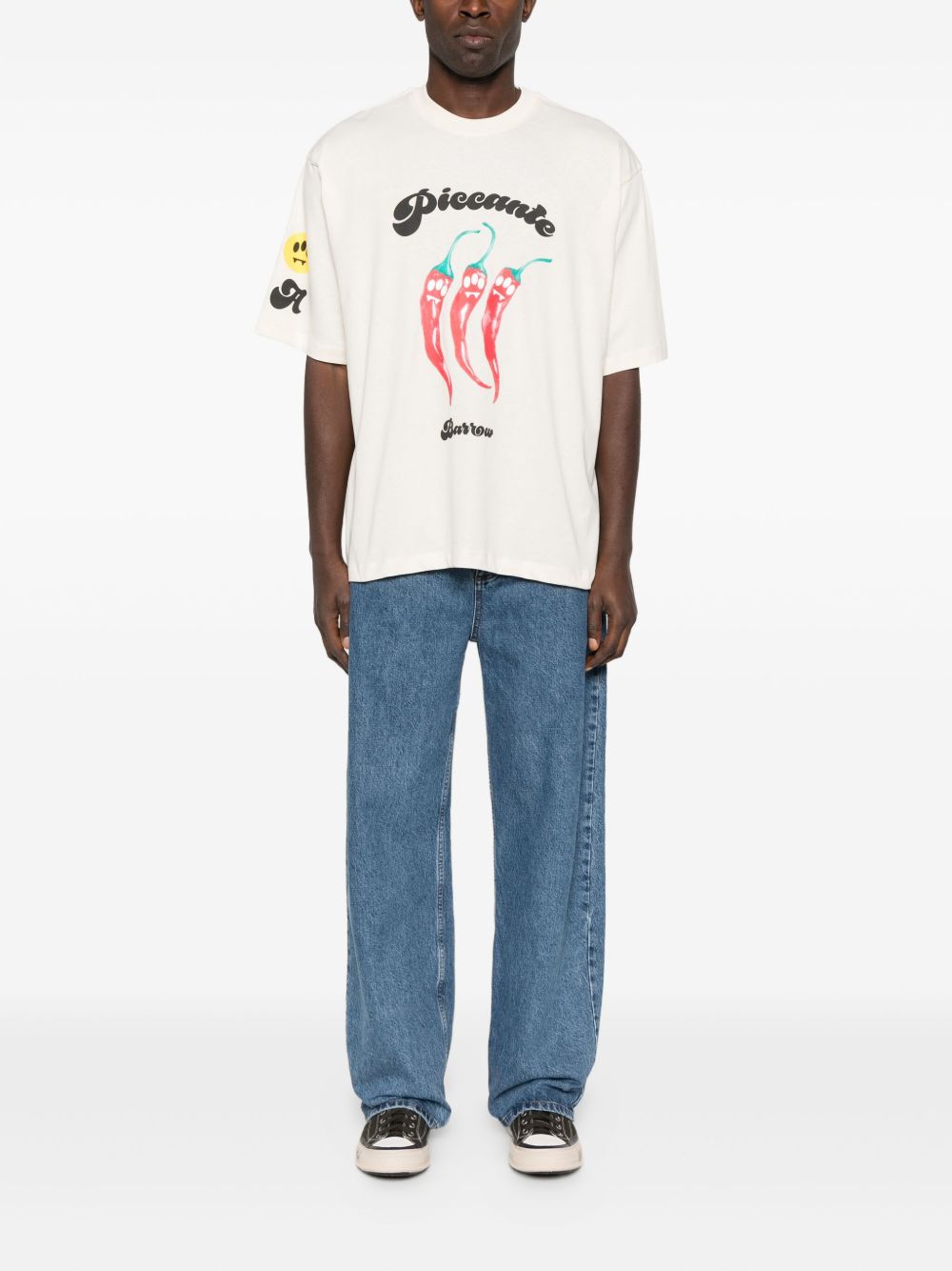 BARROW T-shirts and Polos White F5BWUATH079013 (BARROW / Tシャツ・カットソー ) | BARROW (バロウ)(1)