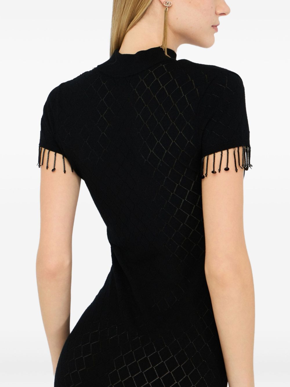 Liu Jo Dresses Black CF5029MS18F22222 (LIU•JO / ワンピース・ドレス・オールインワン ) | LIU•JO (リュー・ジョー)(1)