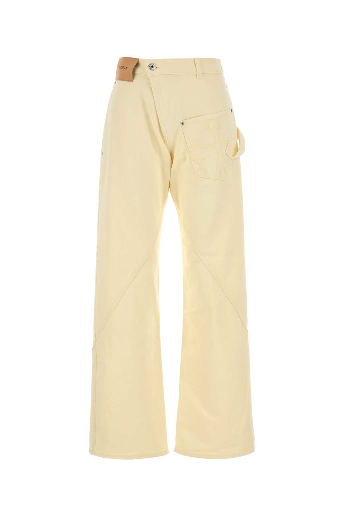 Pastel yellow denim jeans TR0384PG1775207 (JW Anderson / ジーンズ ) | JW Anderson (ジェイダブリュー アンダーソン)