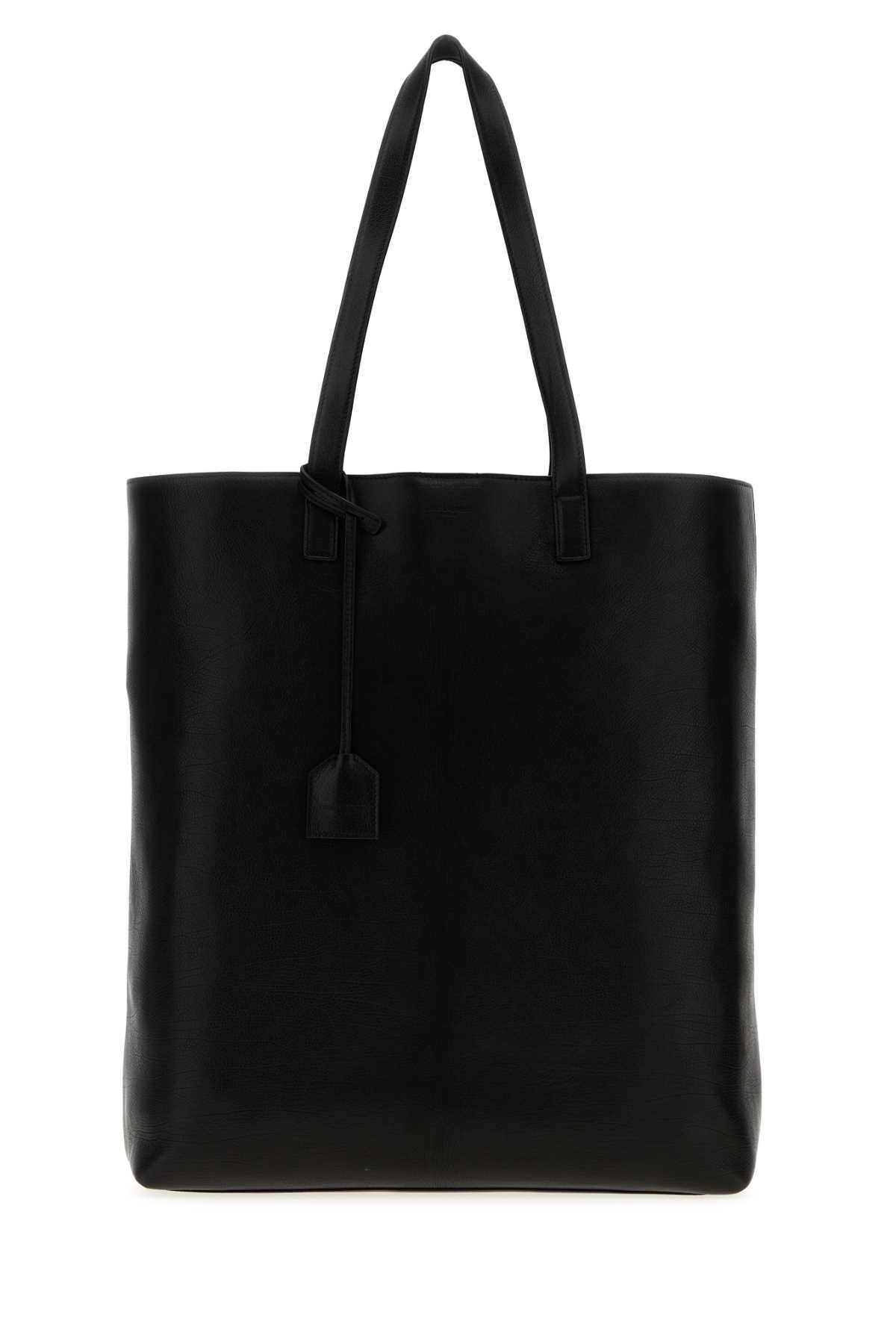 Black leather shopping bag 676657AAEL51000 (Saint Laurent / トートバッグ ) | Saint Laurent (サンローラン)