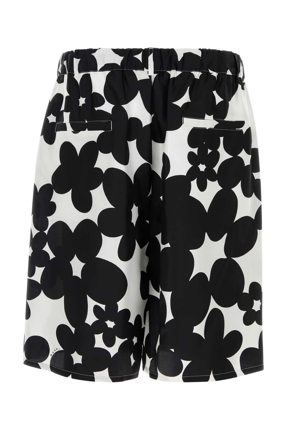 Printed silk bermuda shorts PUMU0291A1UTSG26DIN99 (Marni / ショートパンツ ) | Marni (マルニ)(1)