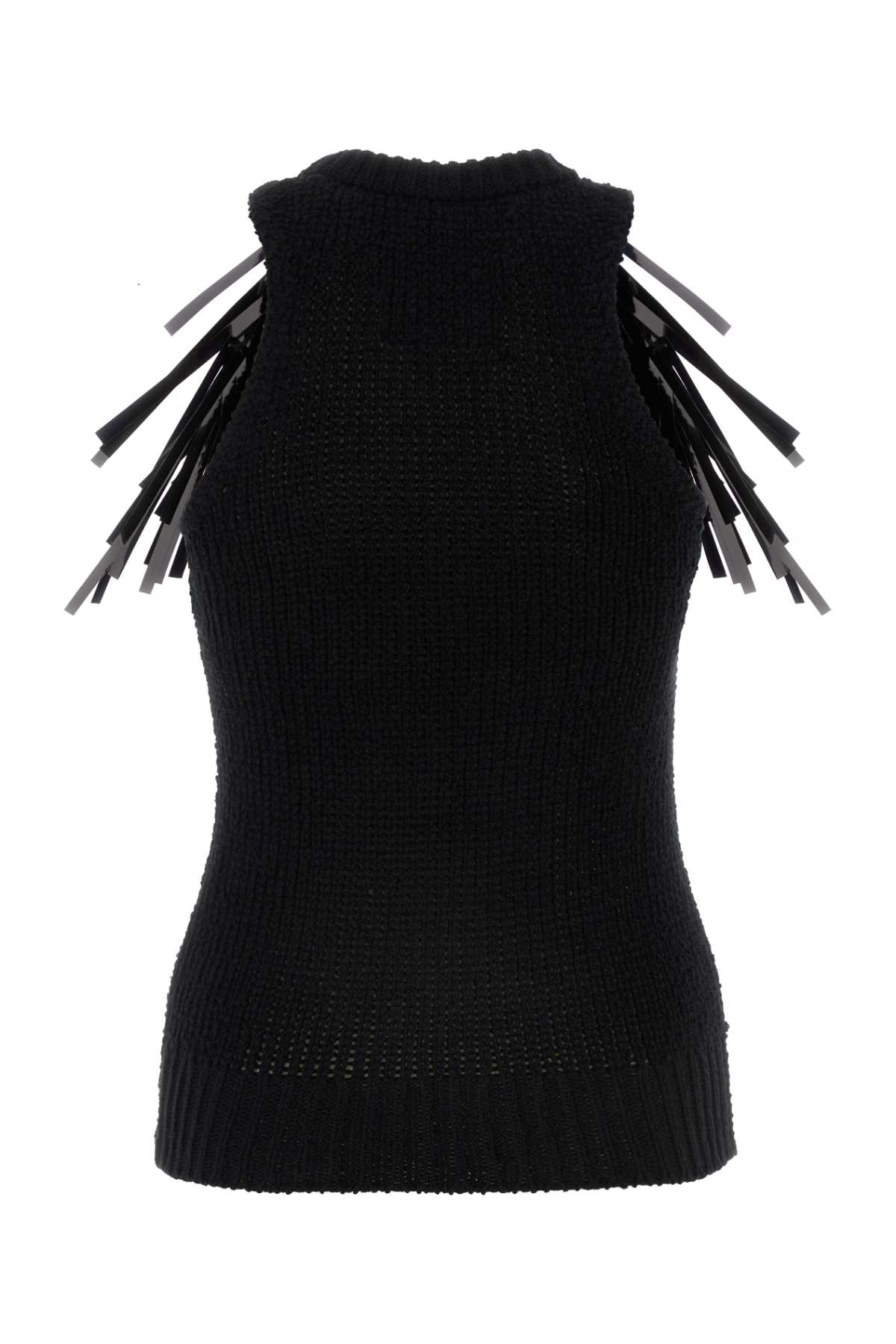 Black stretch cotton top J03NC0226J15425001 (Jil Sander / タンクトップ・キャミソール ) | Jil Sander (ジルサンダー)(1)