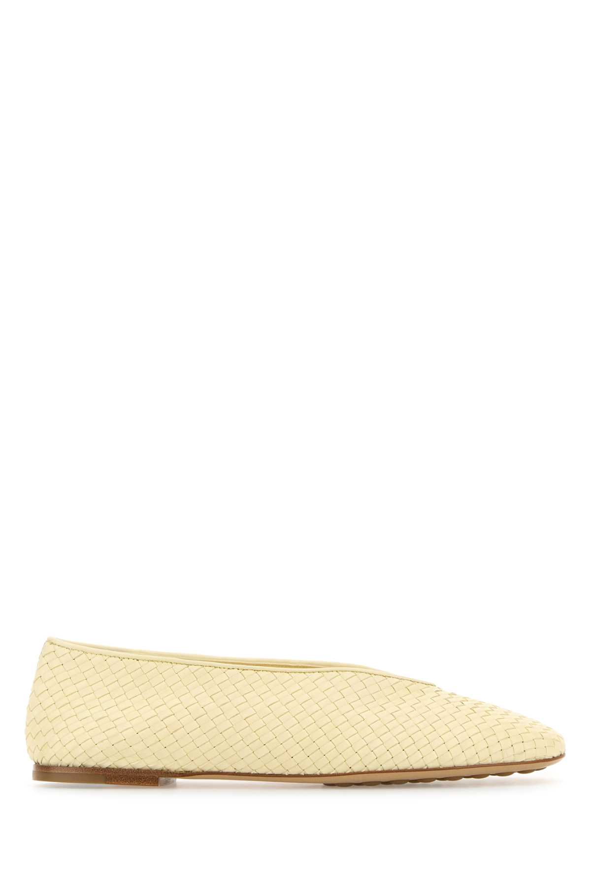 Pastel yellow leather Rosa ballerinas 837887V4VE07138 (Bottega Veneta / フラットシューズ ) | Bottega Veneta (ボッテガ・ヴェネタ)