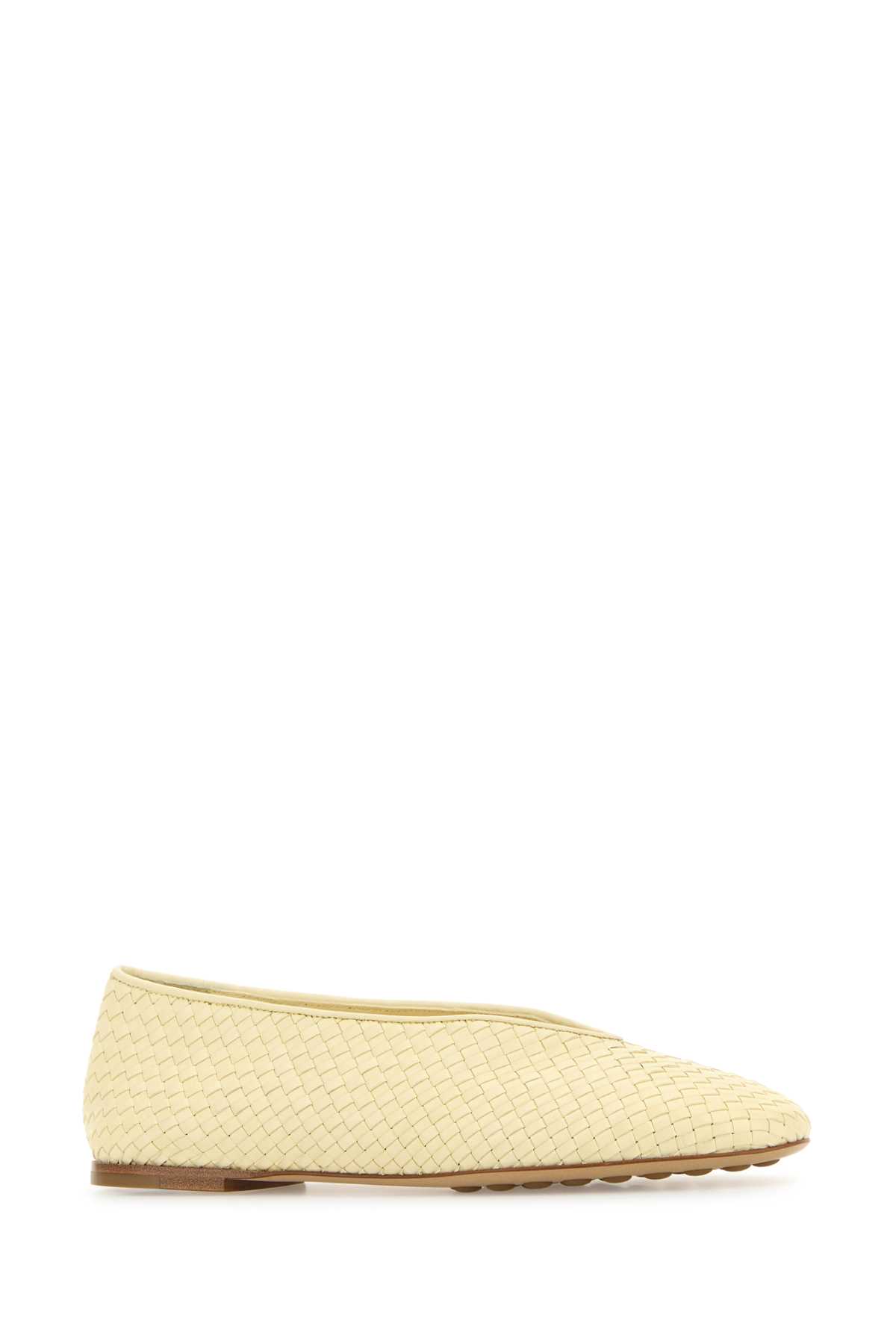 Pastel yellow leather Rosa ballerinas 837887V4VE07138 (Bottega Veneta / フラットシューズ ) | Bottega Veneta (ボッテガ・ヴェネタ)(1)