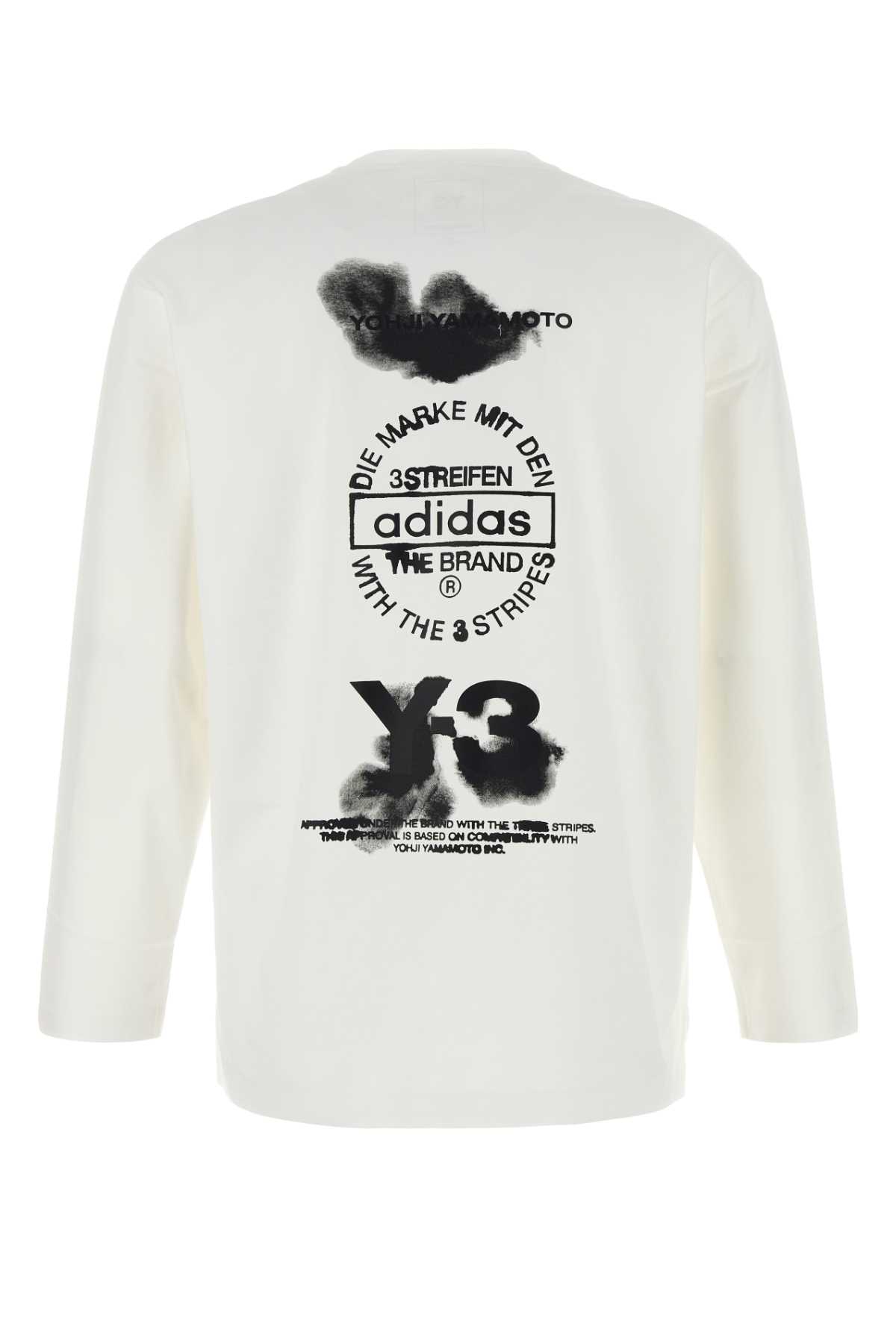 White cotton oversize t-shirt KE5094COREWHITE (Y-3 / Tシャツ・カットソー ) | Y-3 (ワイスリー)(1)