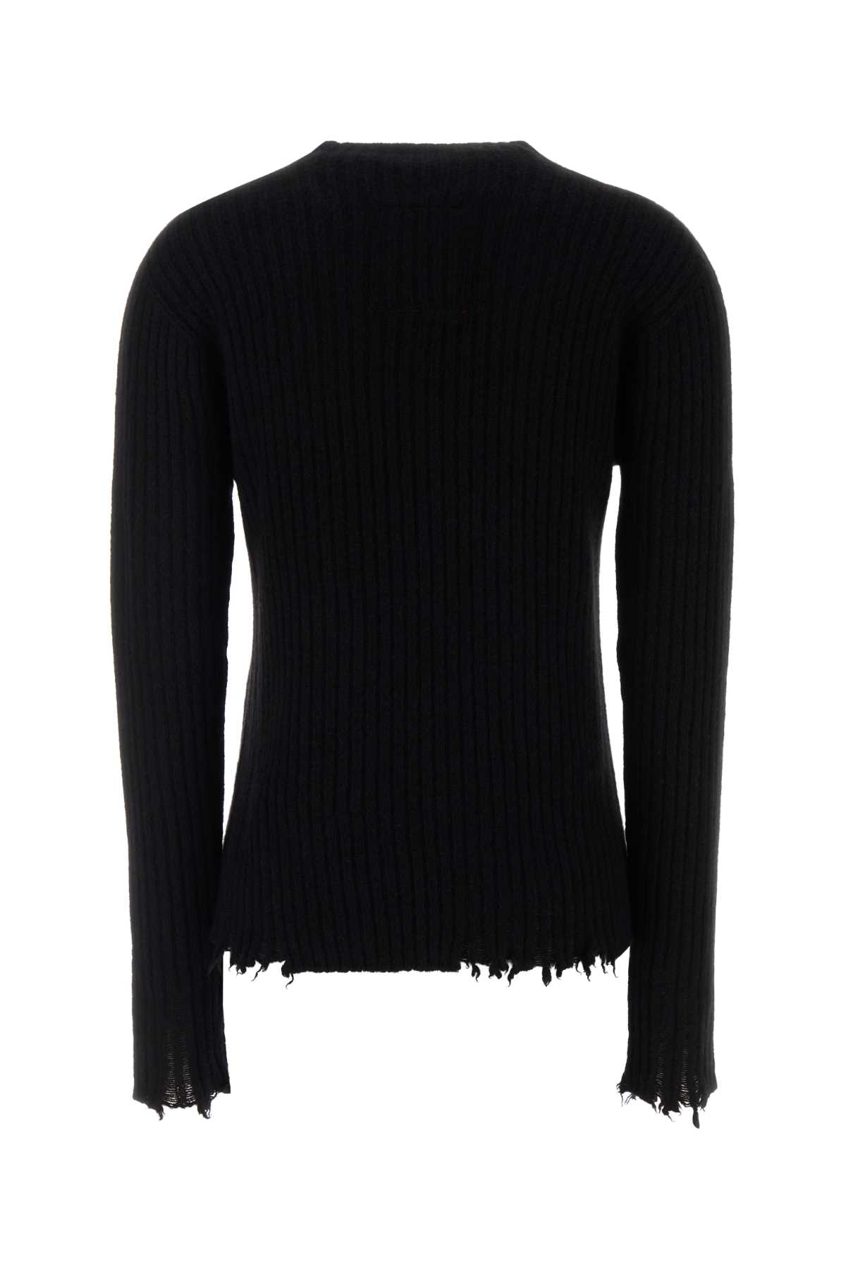 Black cashmere sweater UK7150UW900 (UMA WANG / ニット・セーター・カーディガン ) | UMA WANG (ユマ ワン)(1)