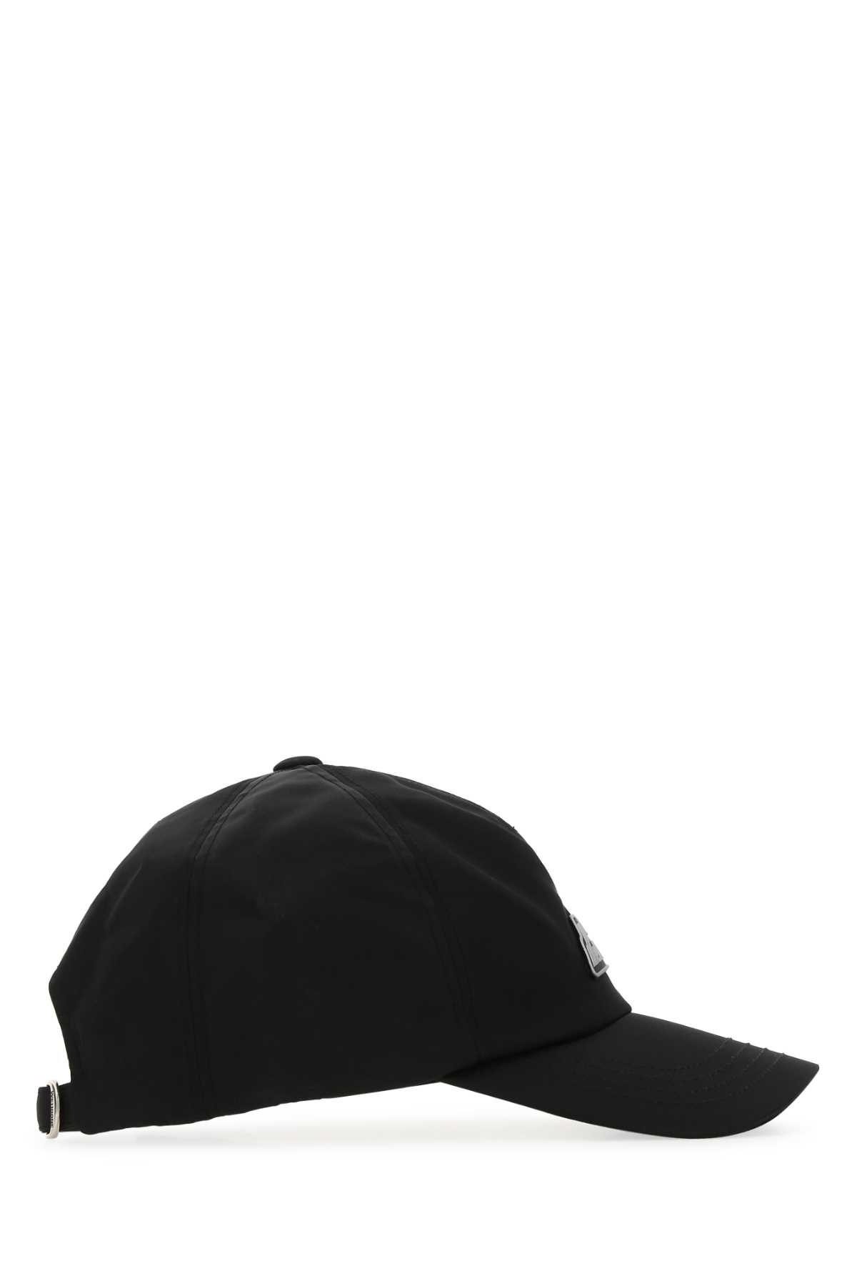 Black nylon baseball cap WDAH620077UBLACK (WE11DONE / 帽子 ) | WE11DONE (ウェルダン)(1)