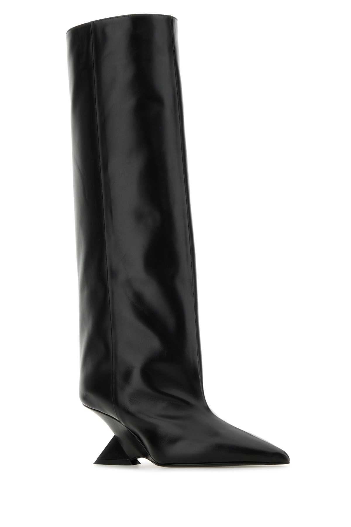 Black leather Cheope boots 247WSH00842LBT019AA100 (THE ATTICO / ブーツ ) | THE ATTICO (ジ・アティコ)(1)