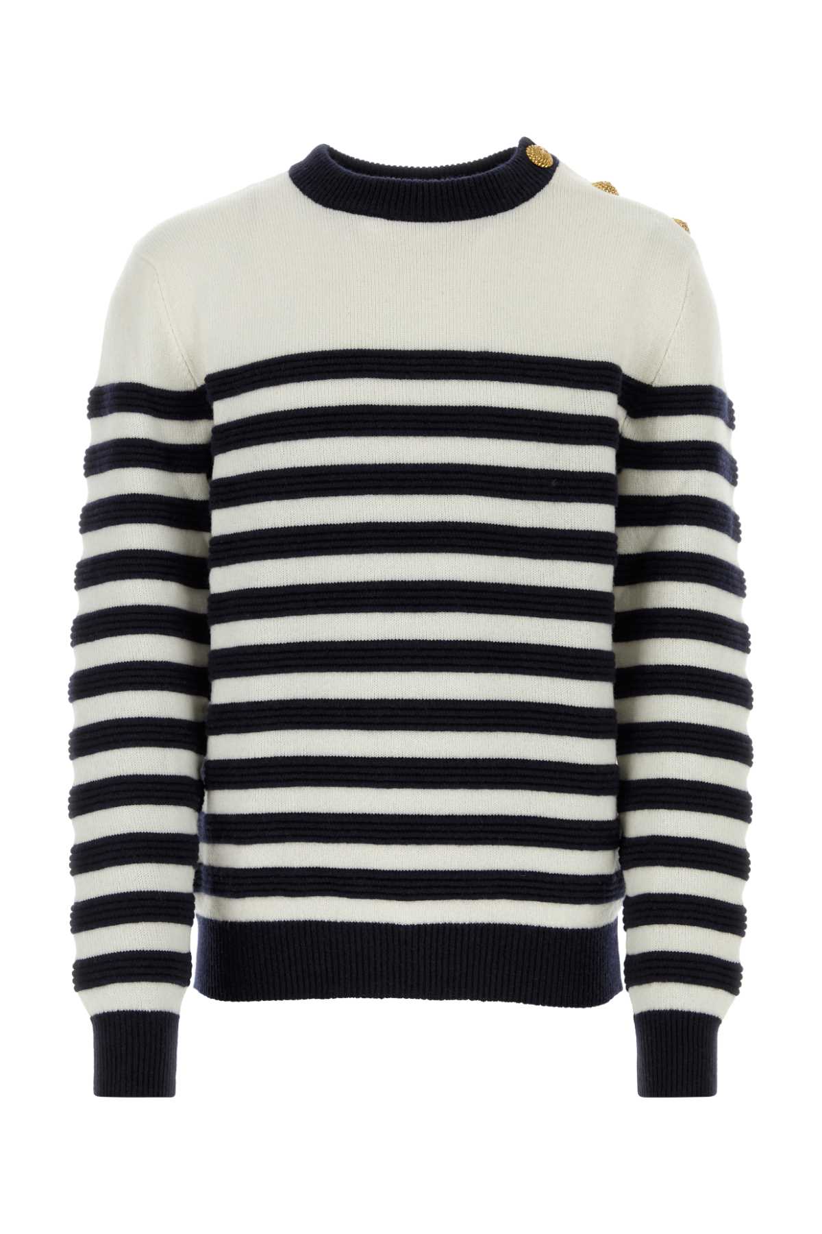 Embroidered cashmere sweater DH1KD010KG88GCR (Balmain / ニット・セーター・カーディガン ) | Balmain (バルマン)