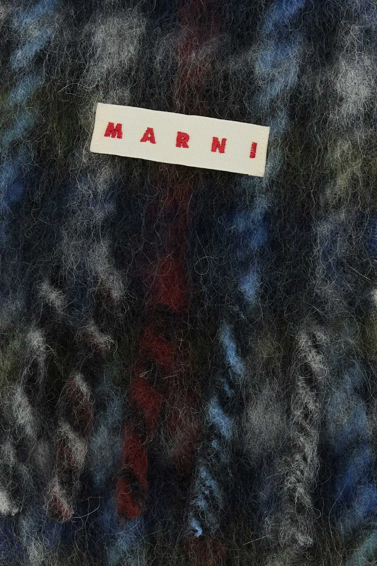 Multicolor mohair blend scarf SCZC0077Y0UAW050CHB50 (Marni / スカーフ・マフラー ) | Marni (マルニ)(1)