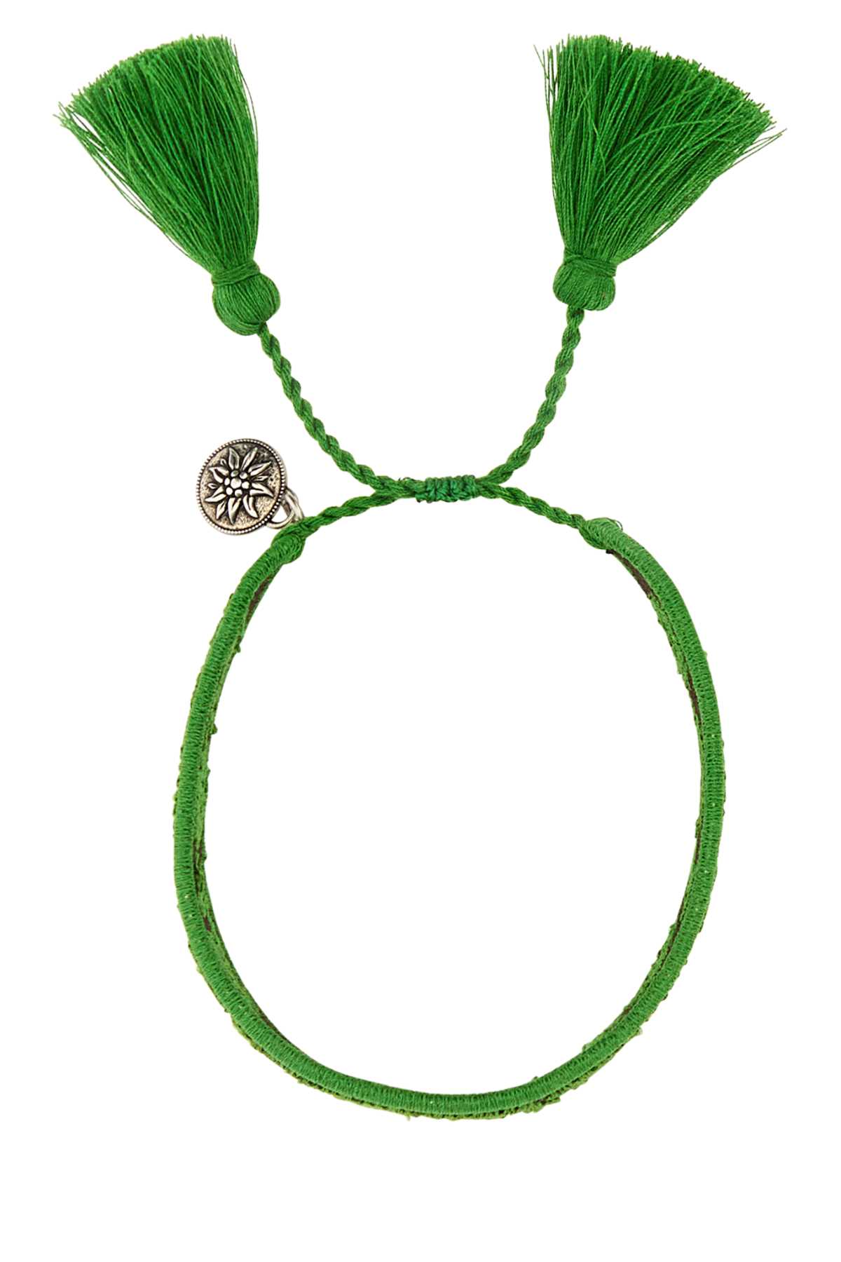 Two-tone suede and fabric bracelet 1IB6572HIVF0089 (Prada / ブレスレット ) | Prada (プラダ)