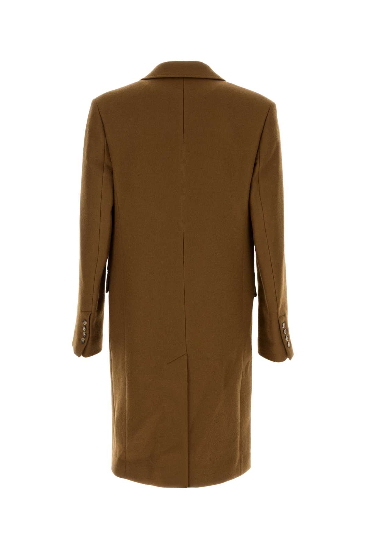 Brown wool coat HCO010WV0078216 (AMI Paris / コート ) | AMI Paris (アミパリス)(1)