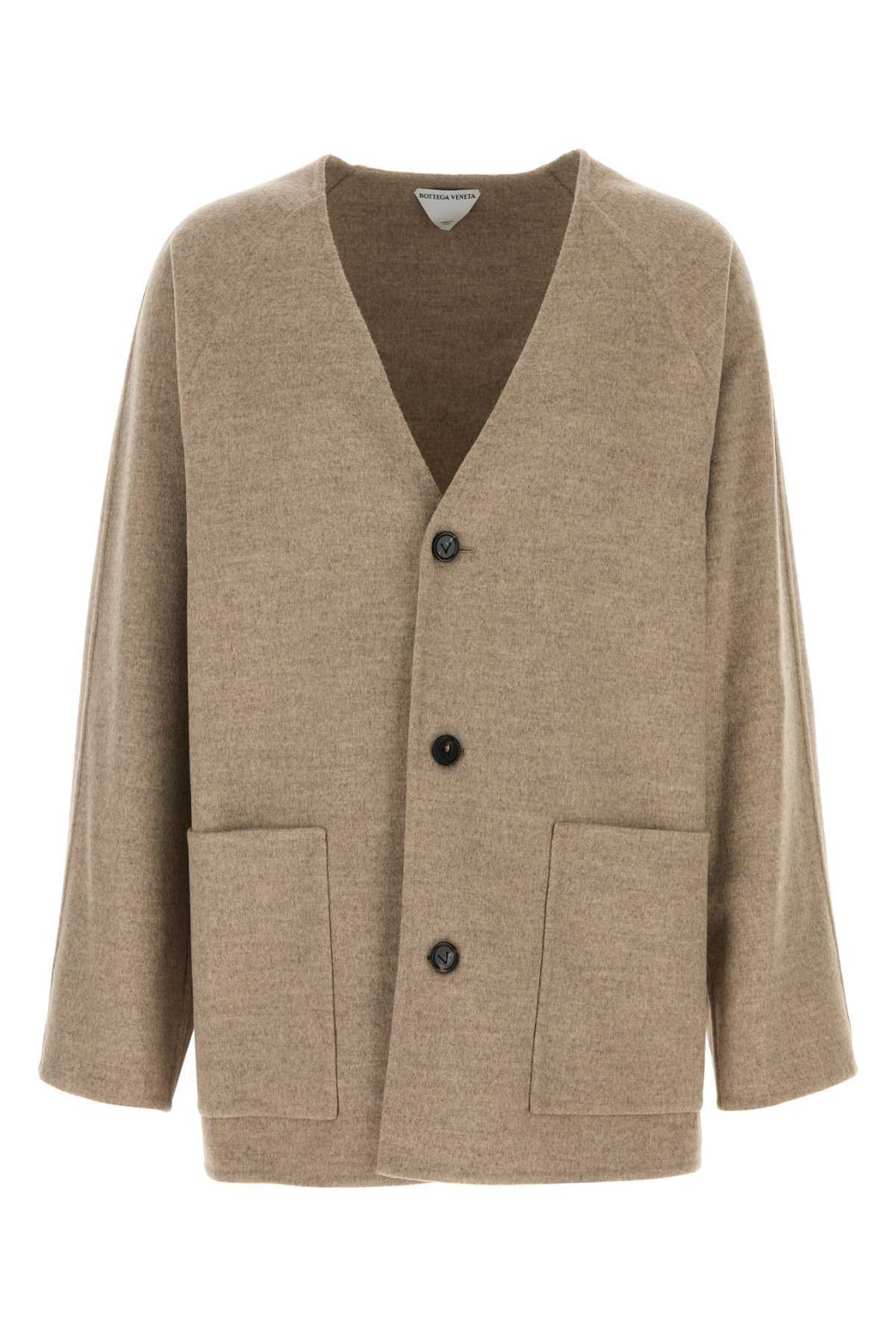 Dove grey wool blend cardigan 829836V3OO02783 (Bottega Veneta / ニット・セーター・カーディガン ) | Bottega Veneta (ボッテガ・ヴェネタ)