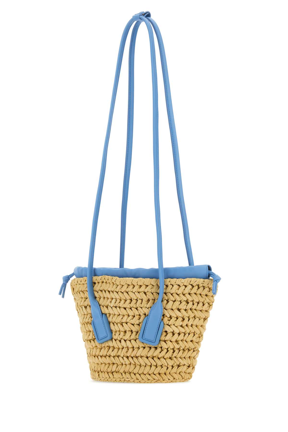 Two-tone raffia and nappa leather small Arco shoulder bag 743638V2P029278 (Bottega Veneta / ハンドバッグ・ショルダーバッグ ) | Bottega Veneta (ボッテガ・ヴェネタ)(1)
