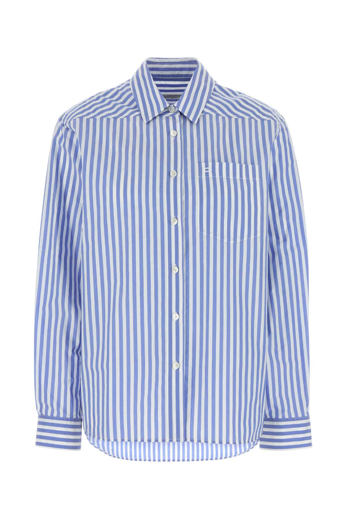 Embroidered poplin shirt A020707351295 (PHILOSOPHY / シャツ・ブラウス ) | PHILOSOPHY (フィロソフィ)