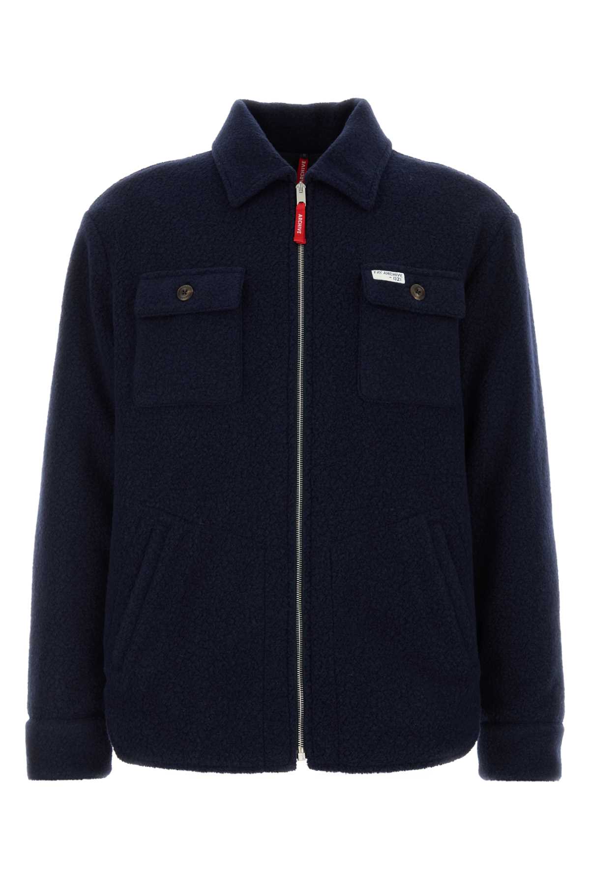 Navy blue wool blend jacket MAM04491560WHJU807 (Fay / カジュアルジャケット ) | Fay (フェイ)