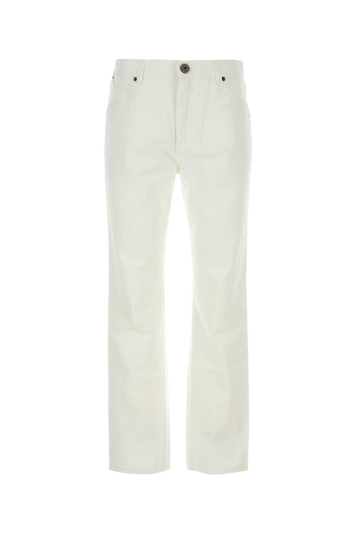 White denim jeans CH1MI070DB690FA (Balmain / ジーンズ ) | Balmain (バルマン)