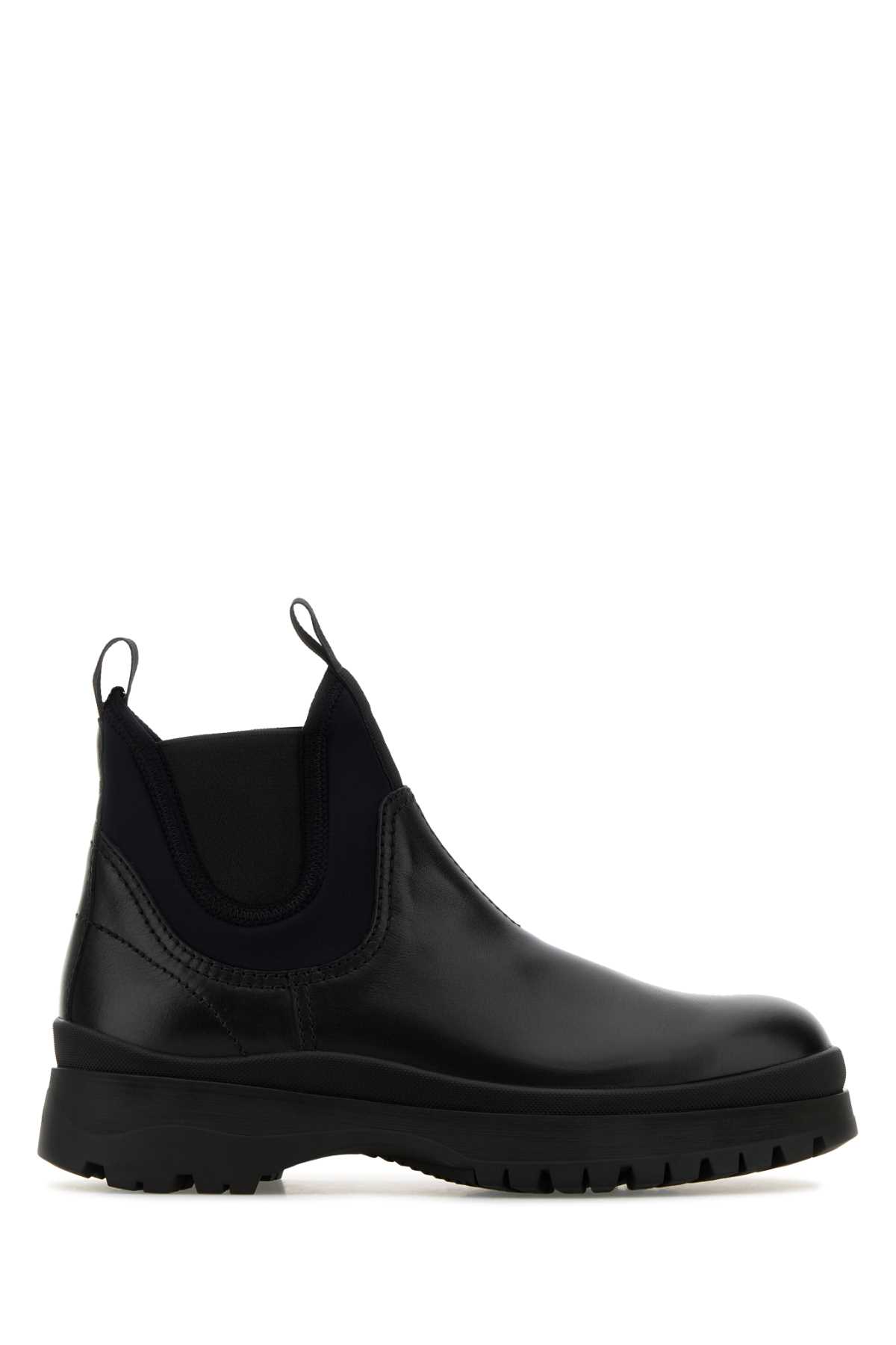 Black leather ankle boots 2TE147FG0003KGKF0002 (Prada / ブーツ ) | Prada (プラダ)