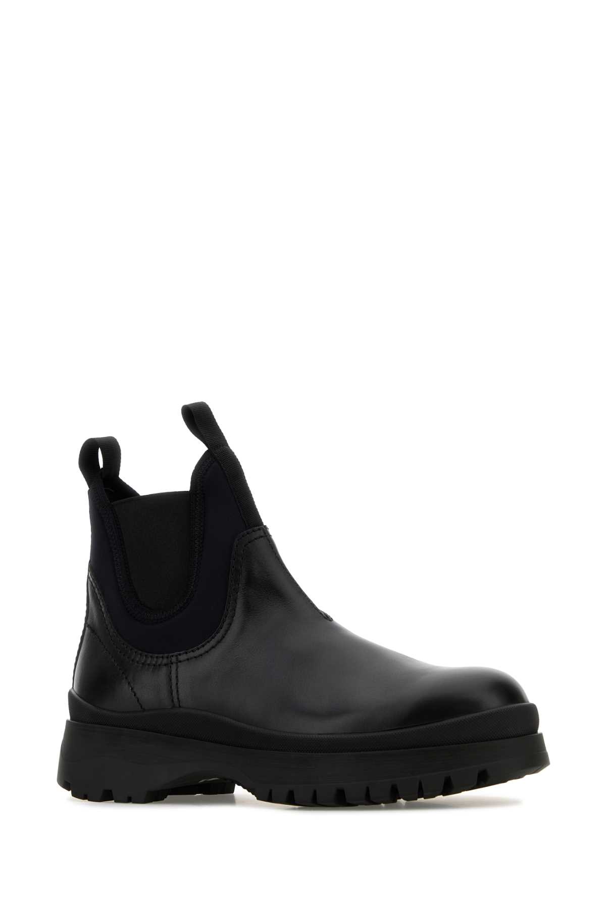 Black leather ankle boots 2TE147FG0003KGKF0002 (Prada / ブーツ ) | Prada (プラダ)(1)