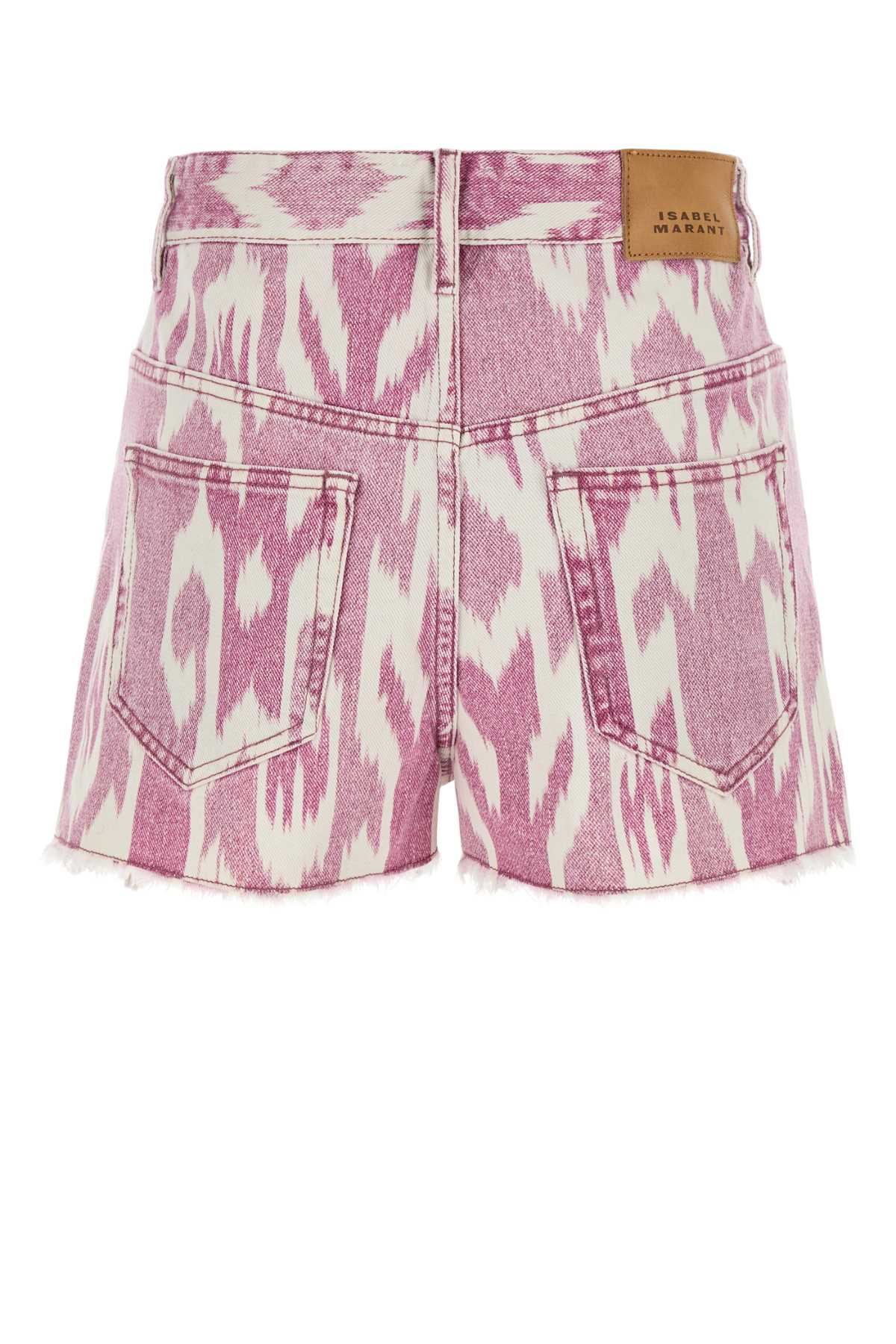 Printed denim Lesia shorts SH0001FEC1H03E40RW (Isabel Marant Étoile / ショートパンツ ) | Isabel Marant Étoile (イザベル マラン エトワール)(1)