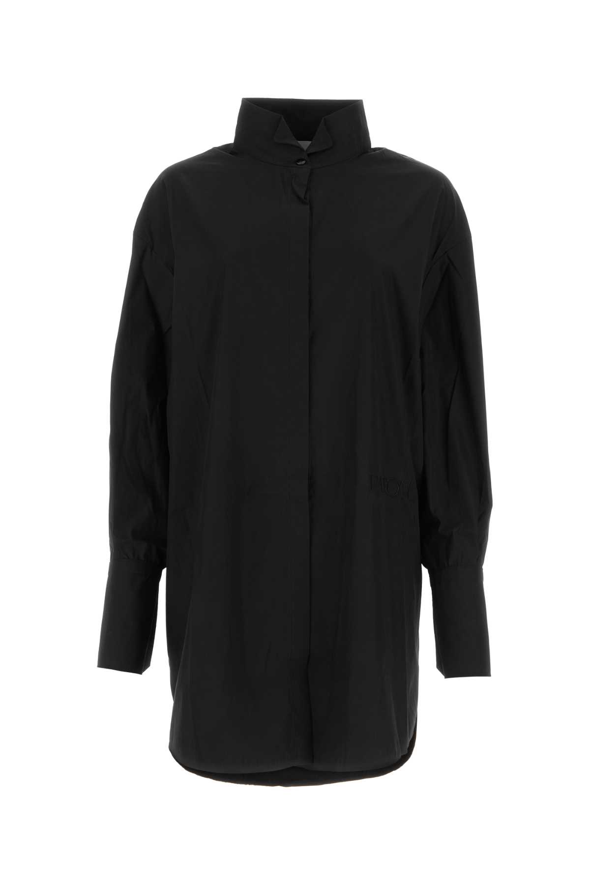 Black poplin shirt dress DR1120022999B (Patou / ワンピース・ドレス・オールインワン ) | Patou (パトゥ)