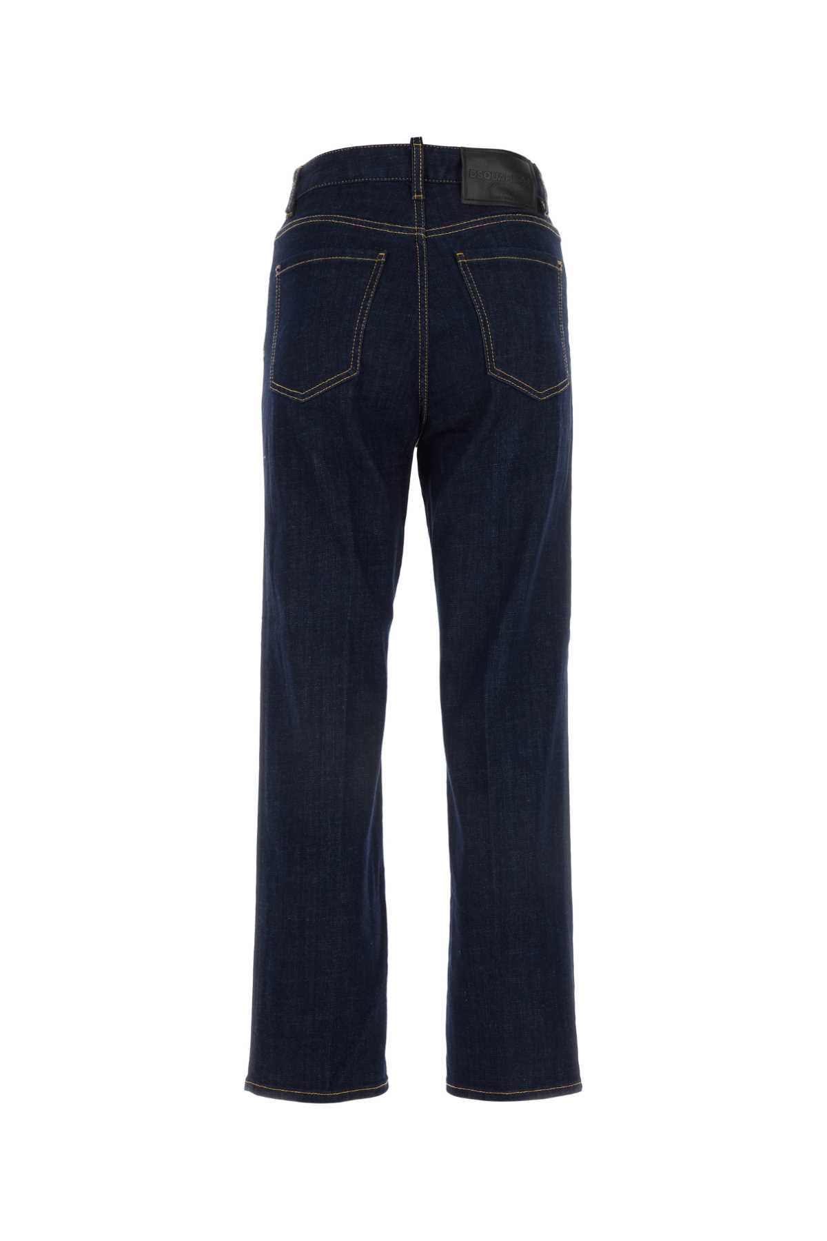 Dark blue stretch denim Boston jeans S75LB0834S30664470 (Dsquared2 / ジーンズ ) | Dsquared2 (ディースクエアード)(1)