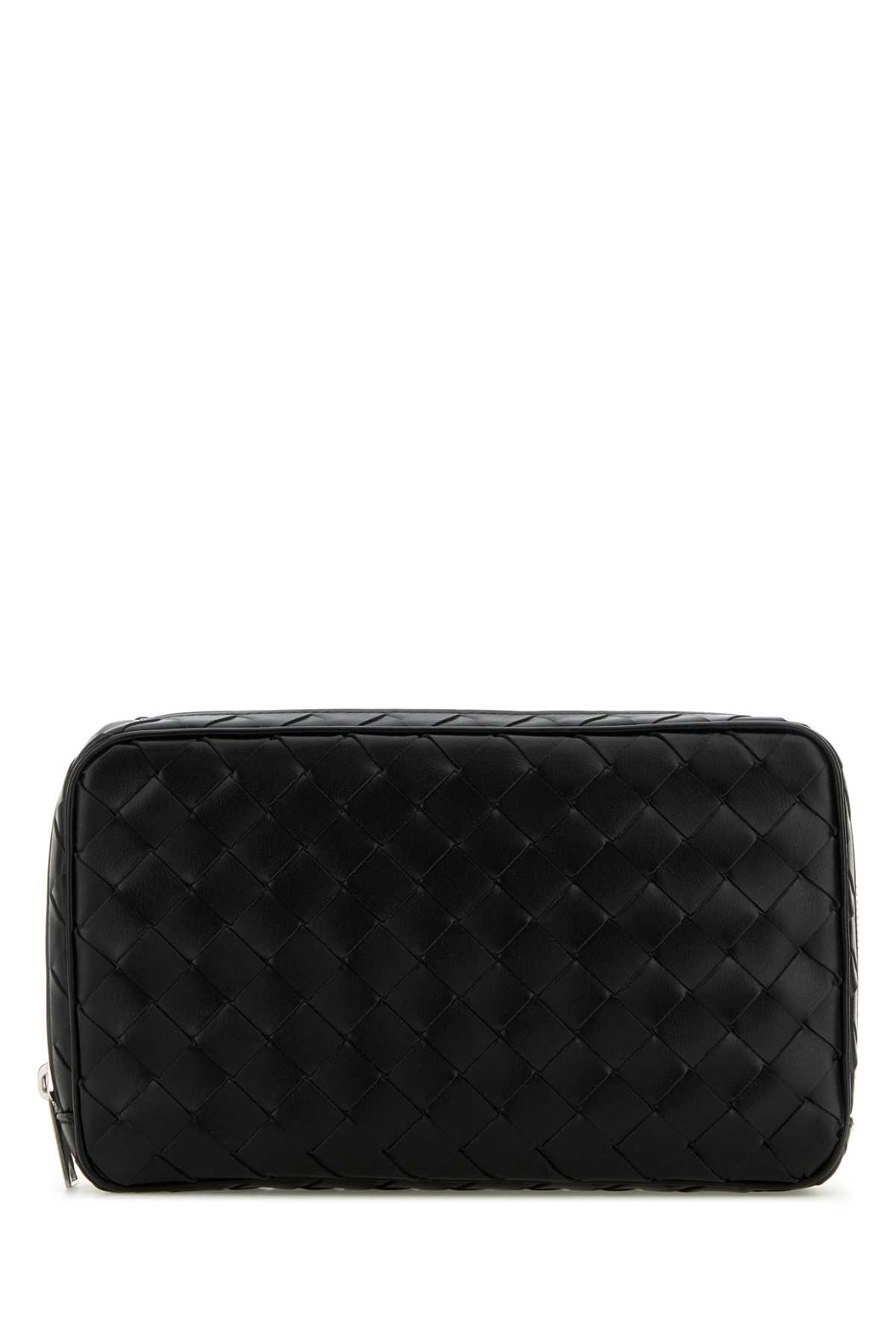 Black leather medium Intrecciato beauty case 765809V2HL08803 (Bottega Veneta / クラッチバッグ・ポーチ ) | Bottega Veneta (ボッテガ・ヴェネタ)