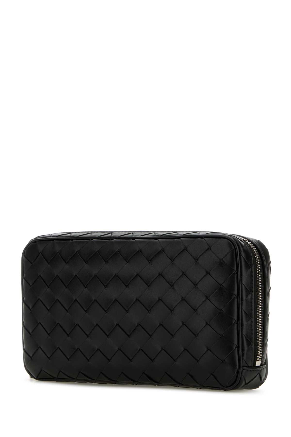 Black leather medium Intrecciato beauty case 765809V2HL08803 (Bottega Veneta / クラッチバッグ・ポーチ ) | Bottega Veneta (ボッテガ・ヴェネタ)(1)