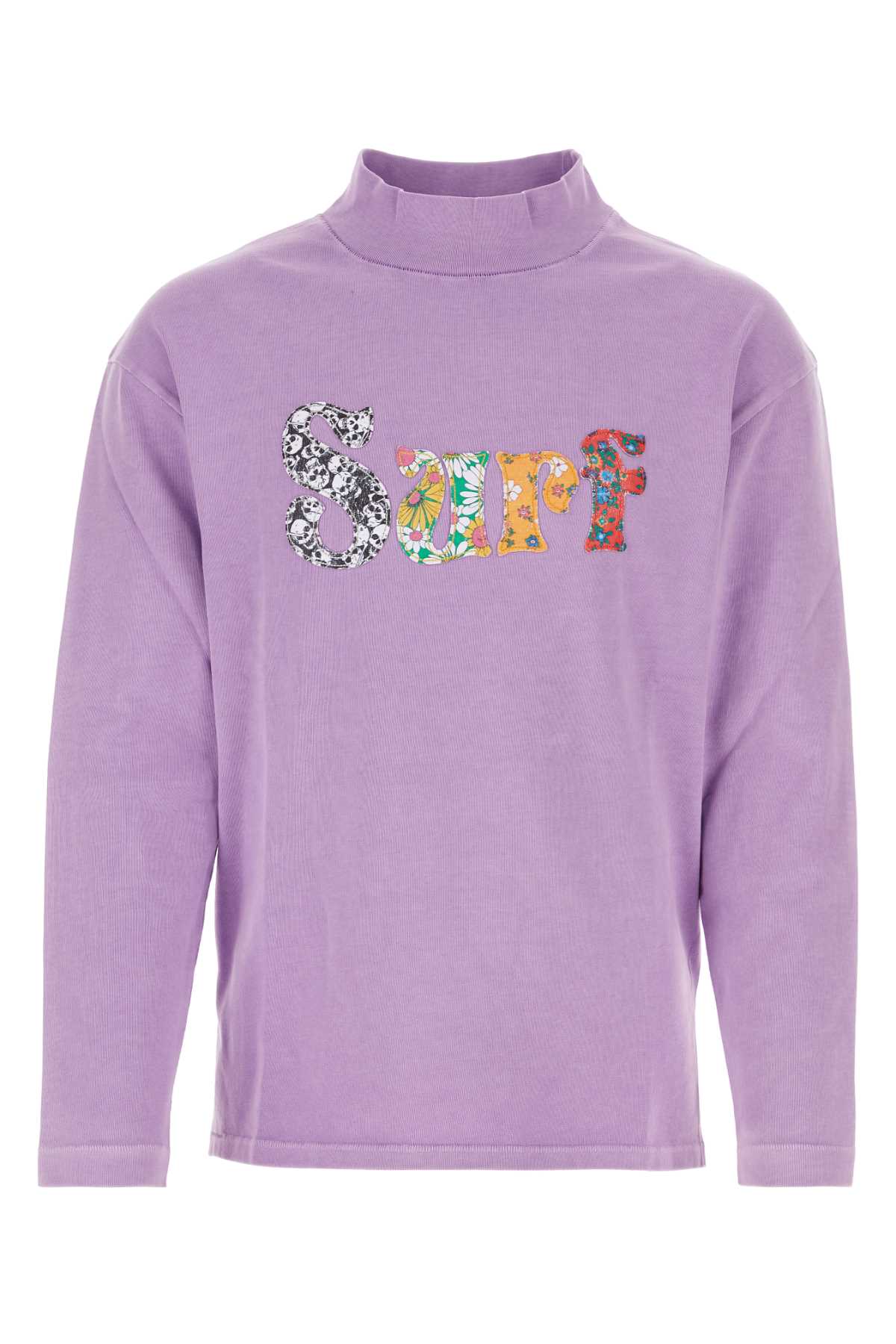 Lilac cotton sweatshirt ERL08T009PURPLE (ERL / スウェット・フーディー ) | ERL (イーアールエル)