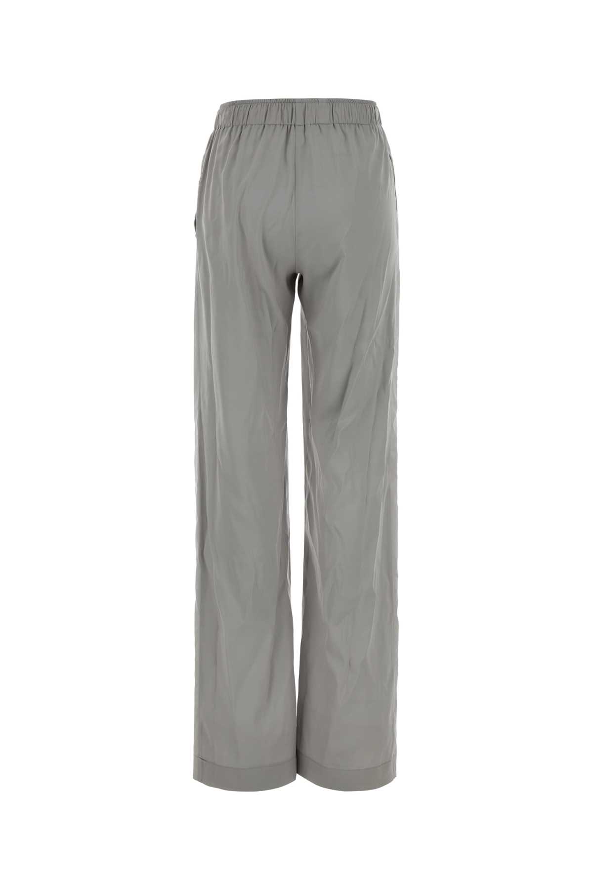 Grey stretch silk palazzo pant D472P300HKC75102 (ERMANNO SCERVINO / パンツ ) | ERMANNO SCERVINO (エルマンノ シェルヴィーノ)(1)