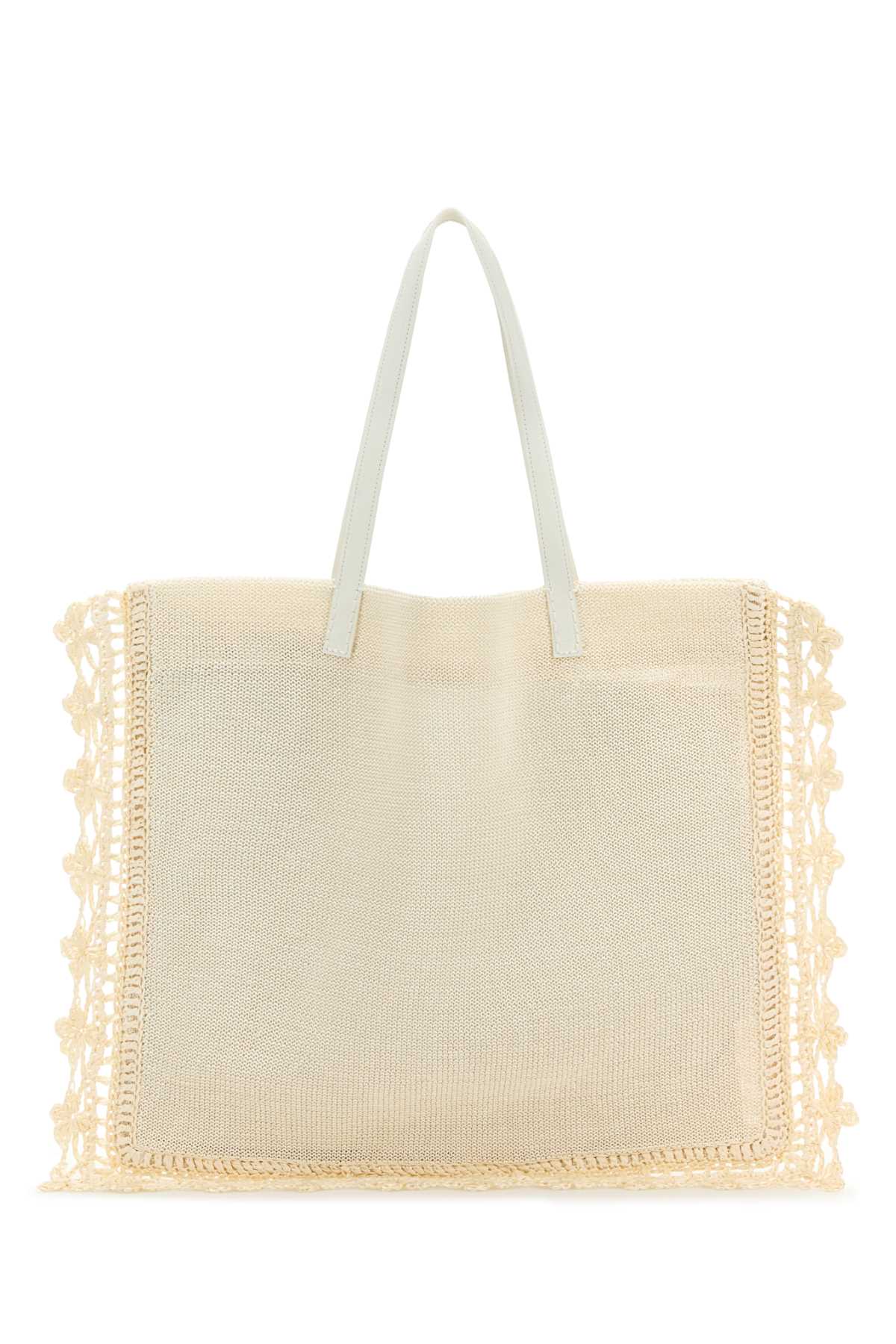 Ivory crochet shopping bag HB0730FA0451002 (JW Anderson / トートバッグ ) | JW Anderson (ジェイダブリュー アンダーソン)