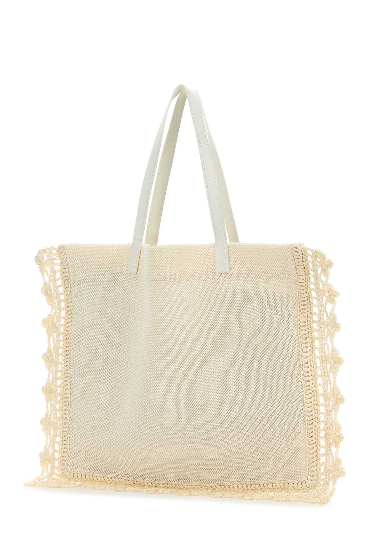 Ivory crochet shopping bag HB0730FA0451002 (JW Anderson / トートバッグ ) | JW Anderson (ジェイダブリュー アンダーソン)(1)