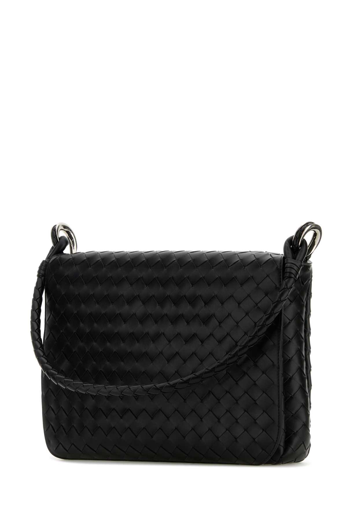 Black leather shoulder bag 795074V2HL11208 (Bottega Veneta / ハンドバッグ・ショルダーバッグ ) | Bottega Veneta (ボッテガ・ヴェネタ)(1)