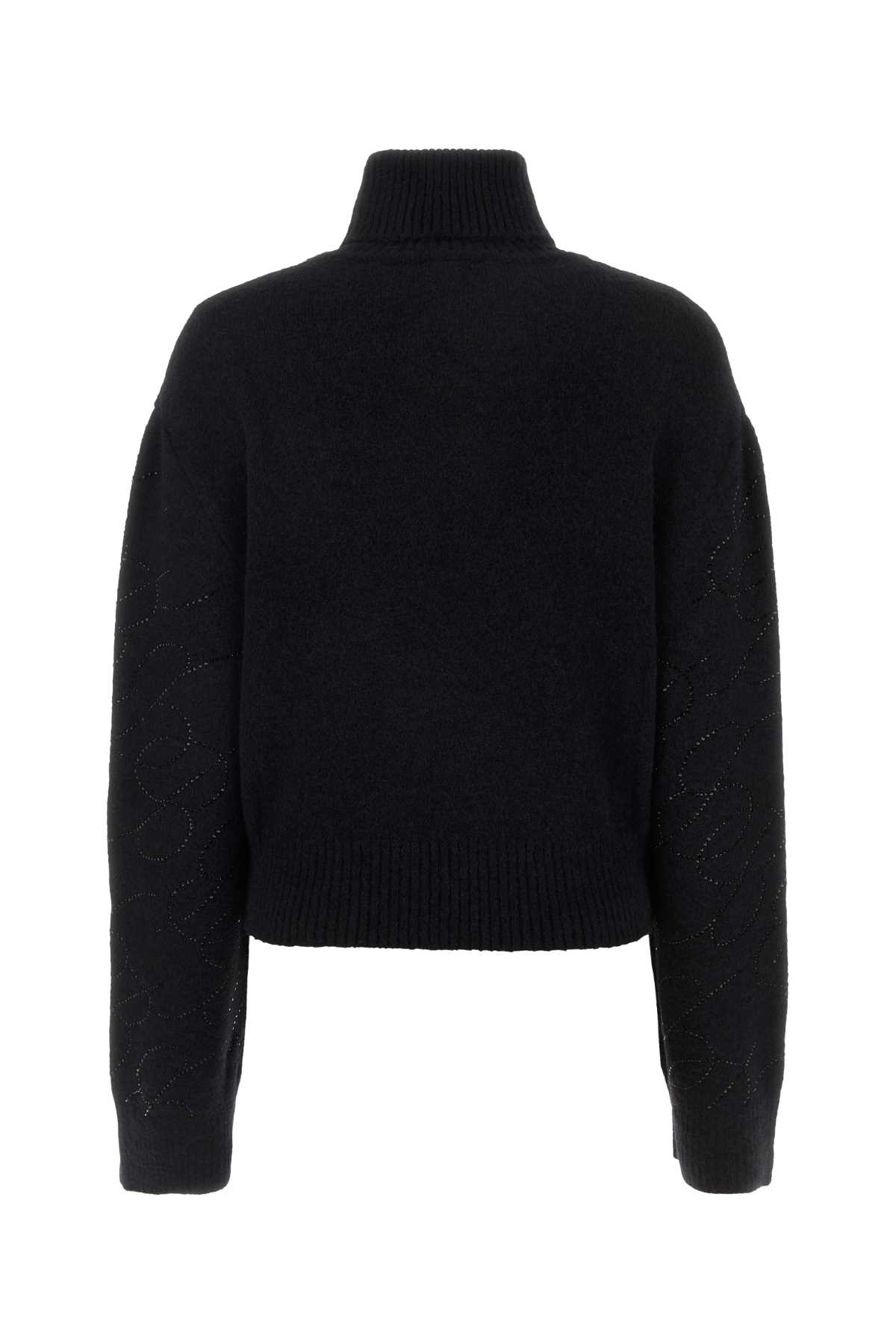 Black alpaca blend sweater 4M043AN0990 (Blumarine / ニット・セーター・カーディガン ) | Blumarine (ブルマリン)(1)