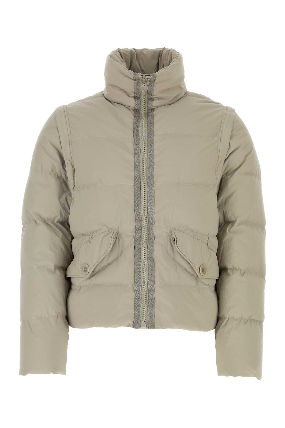 Dove grey nylon Austral down jacket 23CTCUC03038003780903 (Ten c / ダウンジャケット・コート ) | Ten c (テンシー)