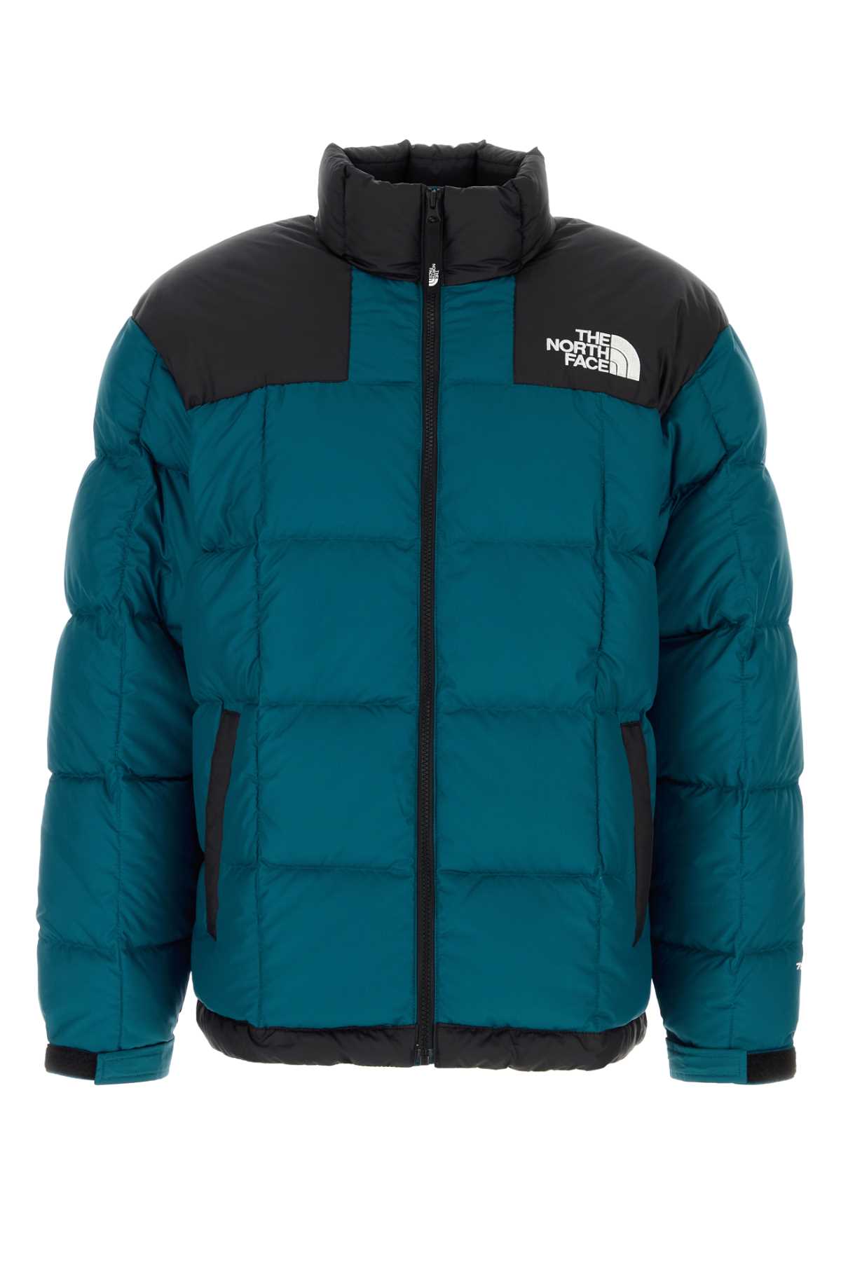 Petrol blue polyester Lhotse down jacket NF0A3Y23BSI1 (THE NORTH FACE / ダウンジャケット・コート ) | THE NORTH FACE (ザ・ノース・フェイス)