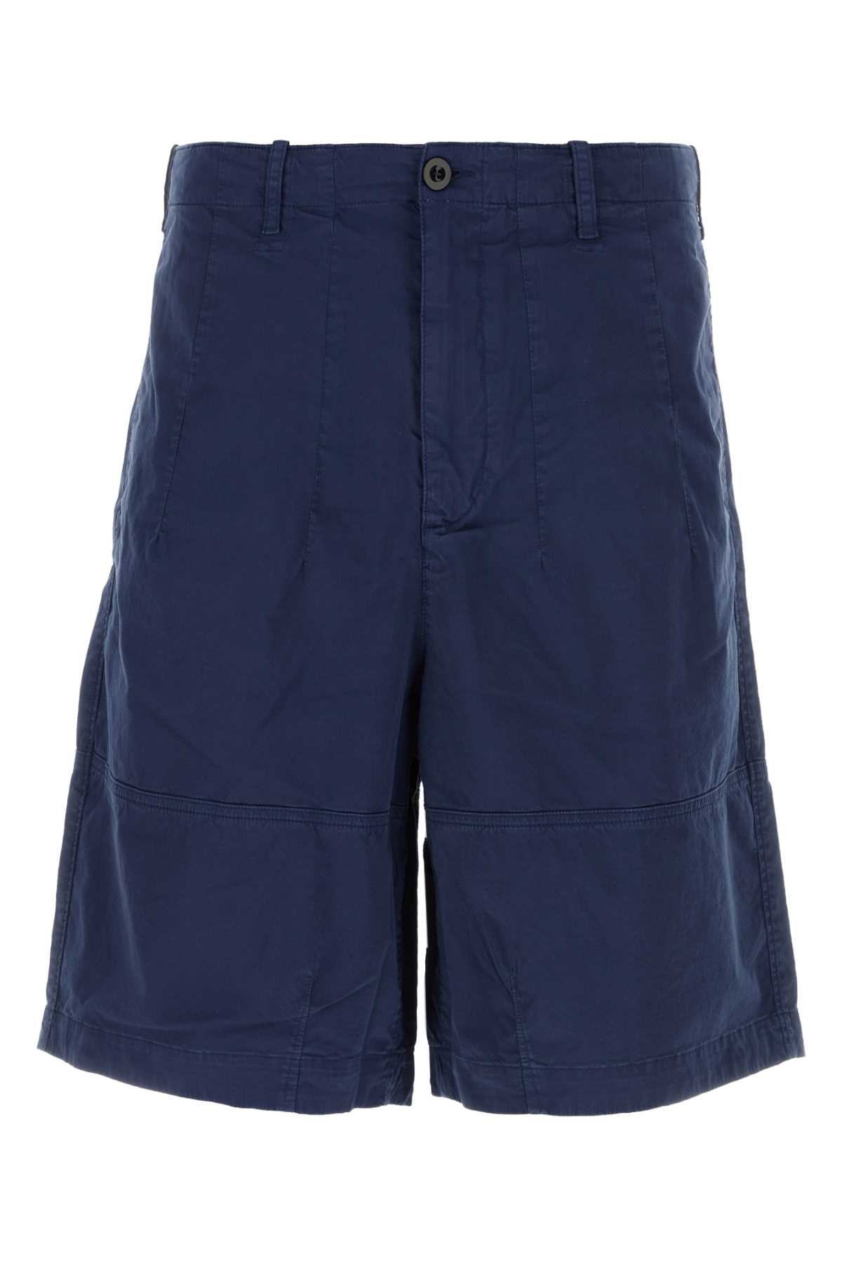 Blue stretch cotton bermuda shorts 24CTCUP02162006290880 (Ten c / ショートパンツ ) | Ten c (テンシー)