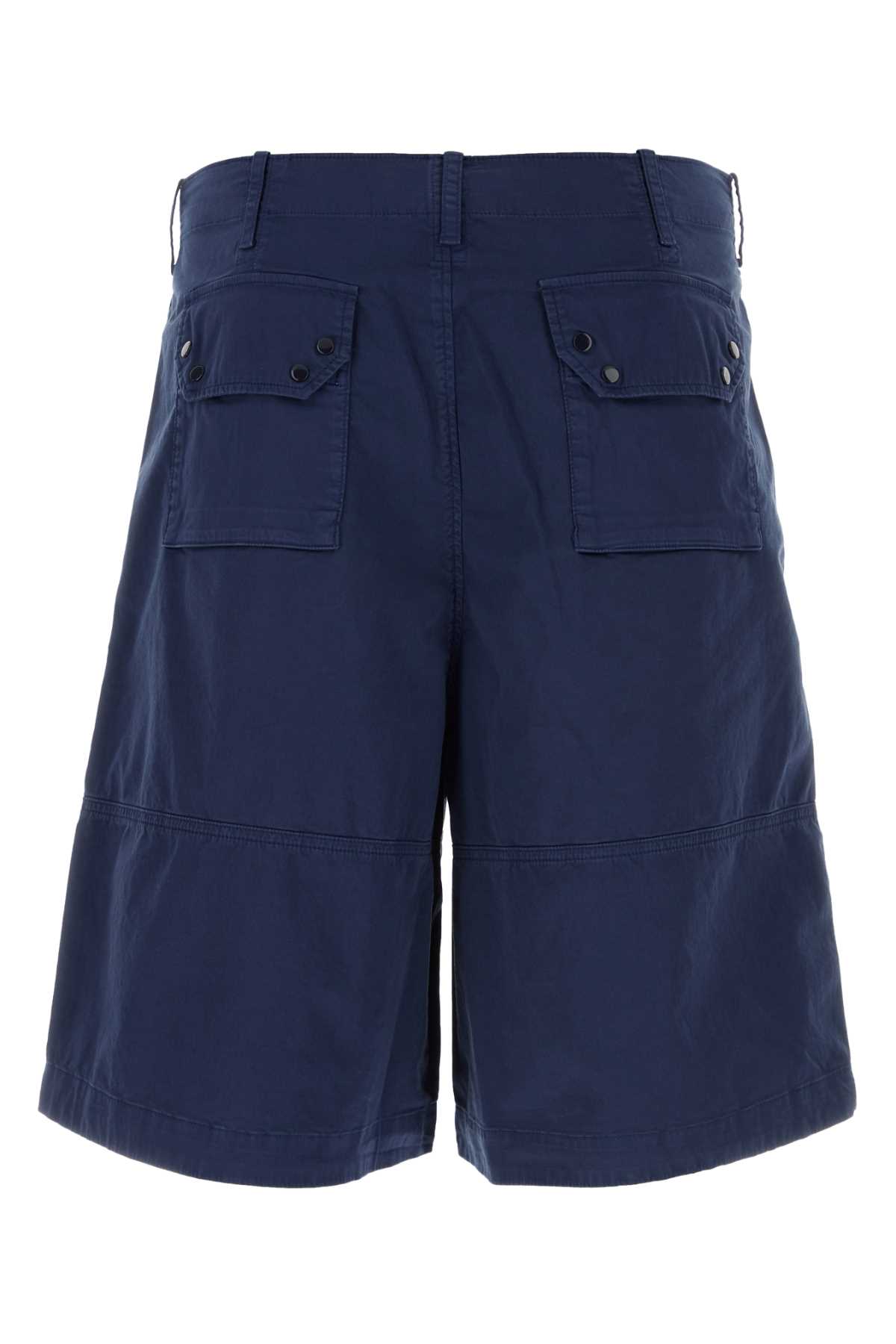 Blue stretch cotton bermuda shorts 24CTCUP02162006290880 (Ten c / ショートパンツ ) | Ten c (テンシー)(1)