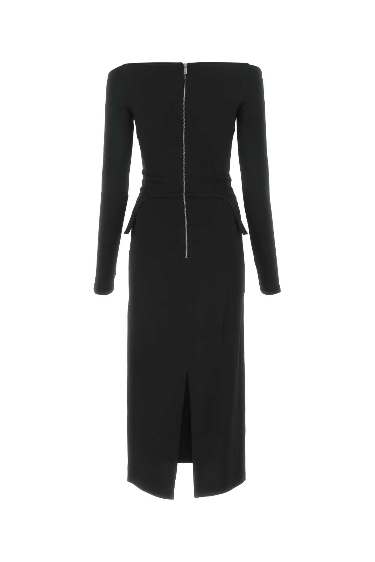 Black crepe Lady off-the-shoulder dress A9859P22BLACK (DION LEE / ワンピース・ドレス・オールインワン ) | DION LEE (ディオン リー)(1)