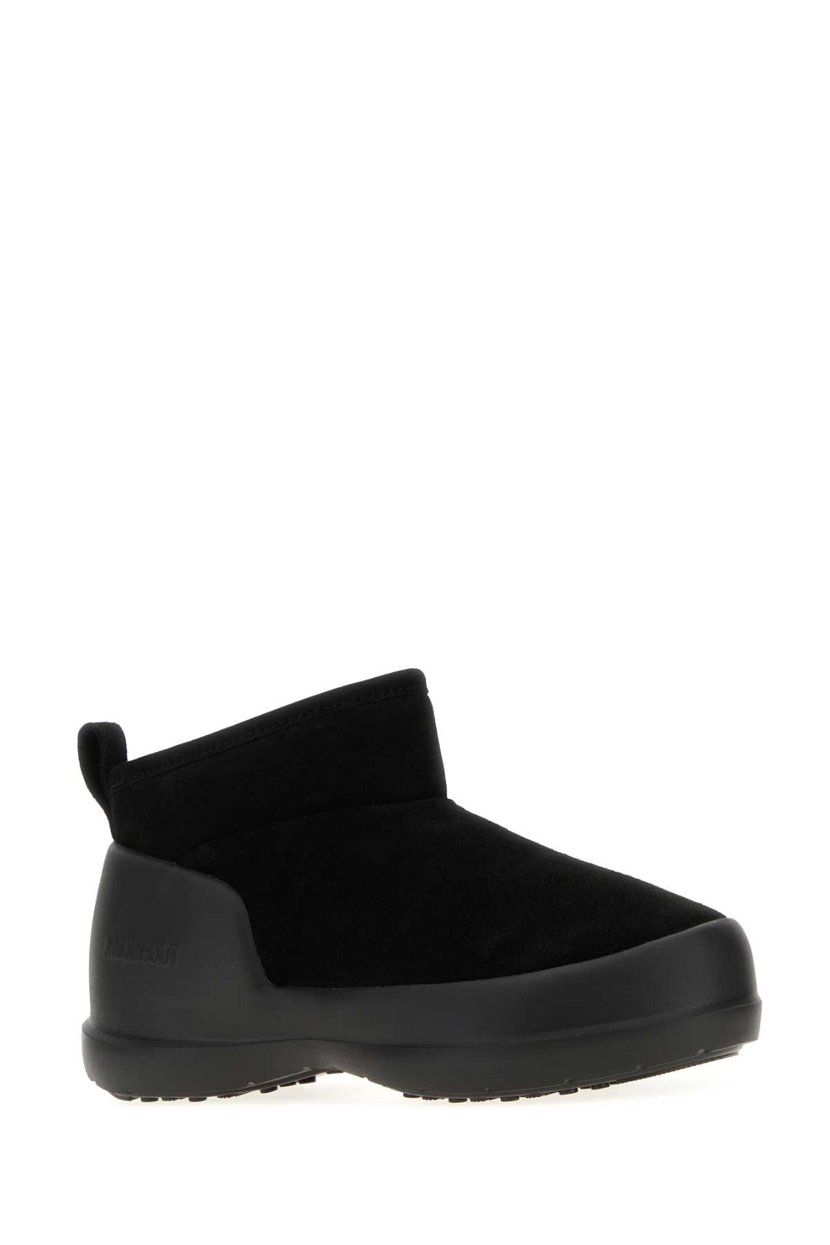 Black suede Mezzaluna ankle boots 2500070N001 (MOON BOOT / ブーツ ) | MOON BOOT (ムーンブーツ)(1)