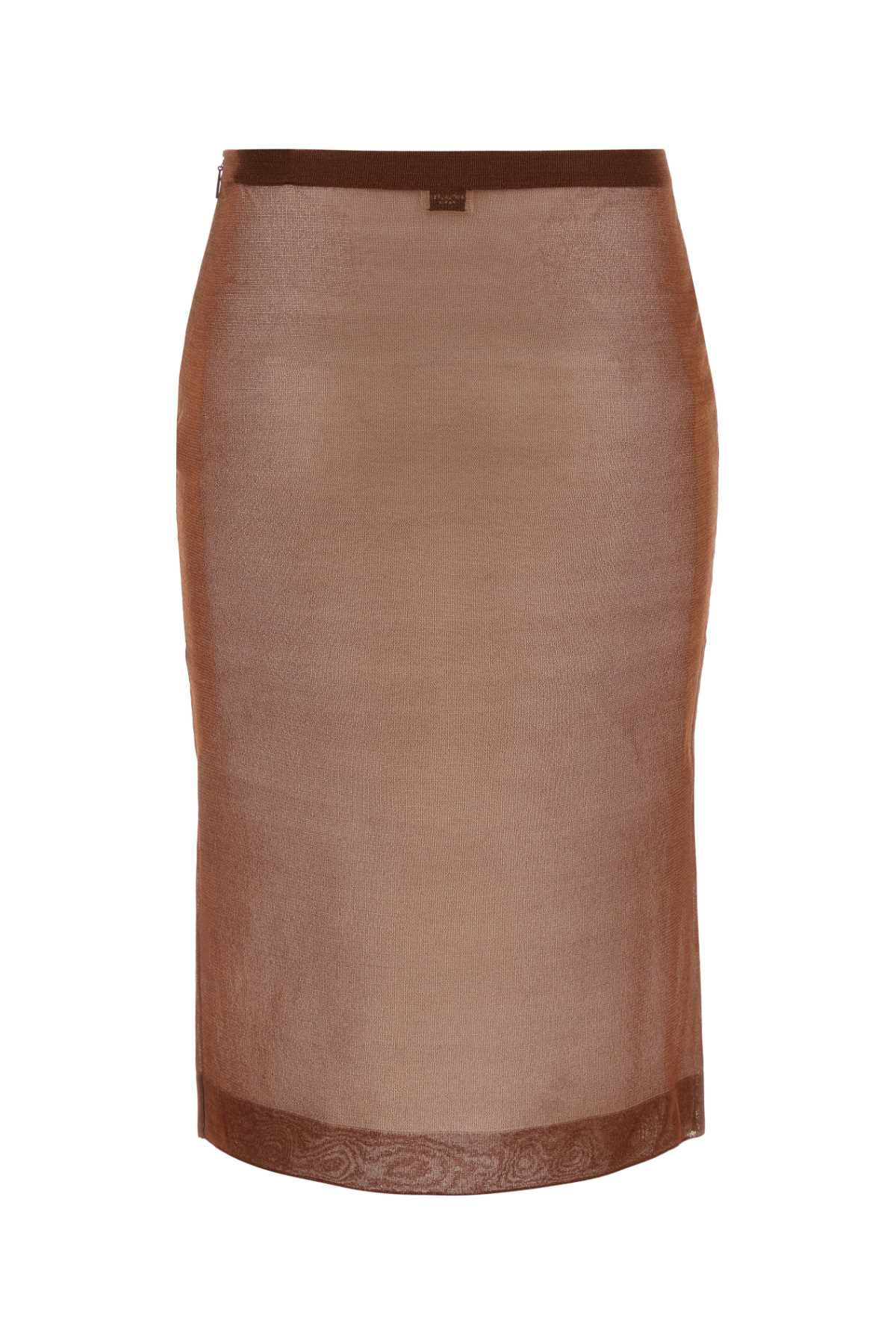 Chocolate silk skirt 795309Y76RI2020 (Saint Laurent / スカート ) | Saint Laurent (サンローラン)(1)