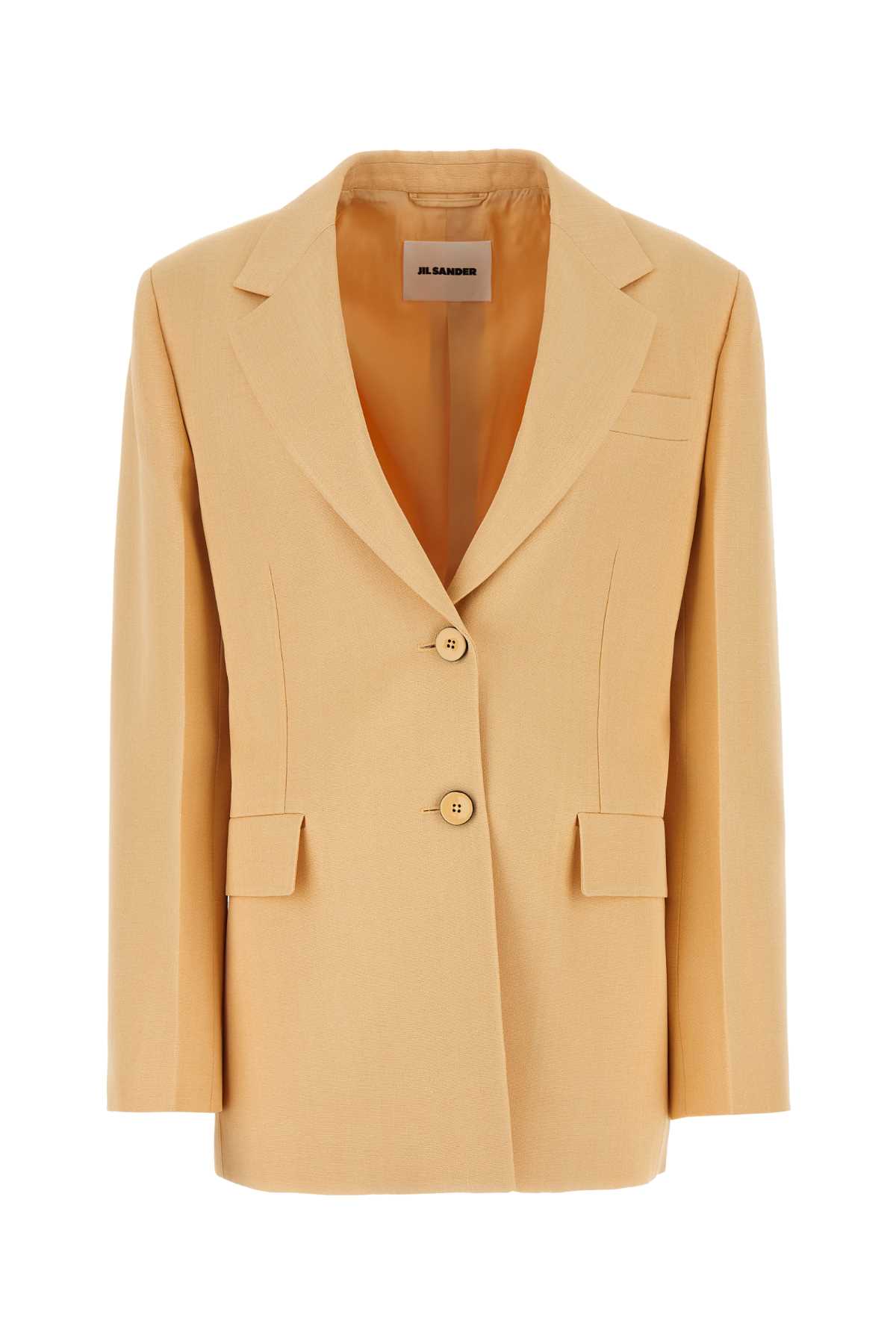 Peach viscose blend oversize blazer J01BN0117J65005838 (Jil Sander / ブレザー・ジャケット ) | Jil Sander (ジルサンダー)