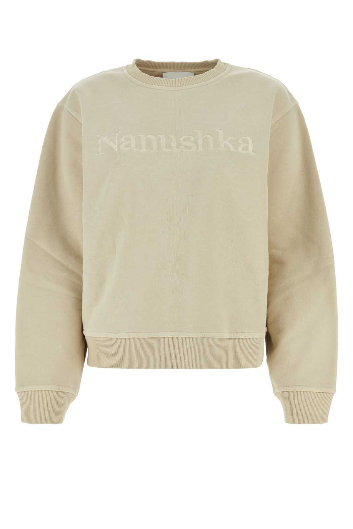 Sand cotton sweatshirt NU23PFSW00773SHELL (Nanushka / スウェット・フーディー ) | Nanushka (ナヌーシュカ)