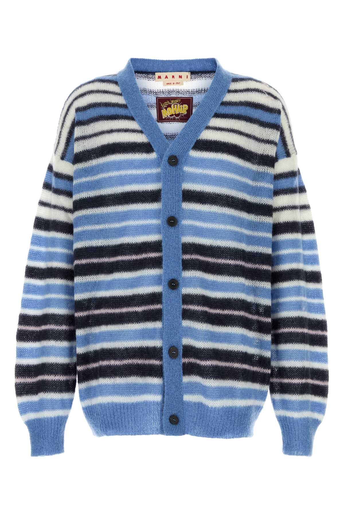 Embroidered mohair blend cardigan CDMG0153Q0UFU178STB26 (Marni / ニット・セーター・カーディガン ) | Marni (マルニ)