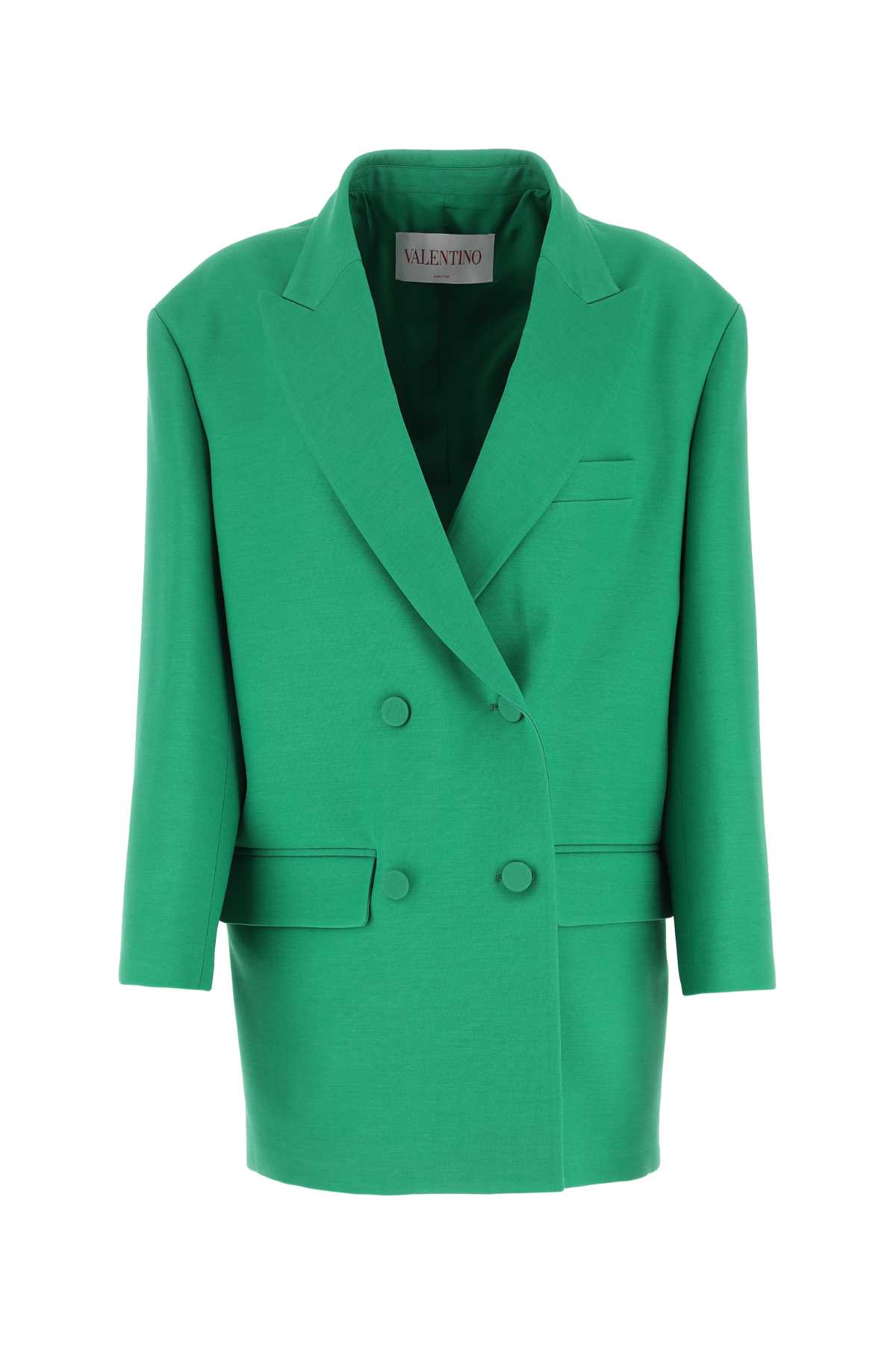 Green Crepe Couture oversize blazer 2B3CE2X51CFFB0 (Valentino Garavani / ブレザー・ジャケット ) | Valentino Garavani (ヴァレンティノ)