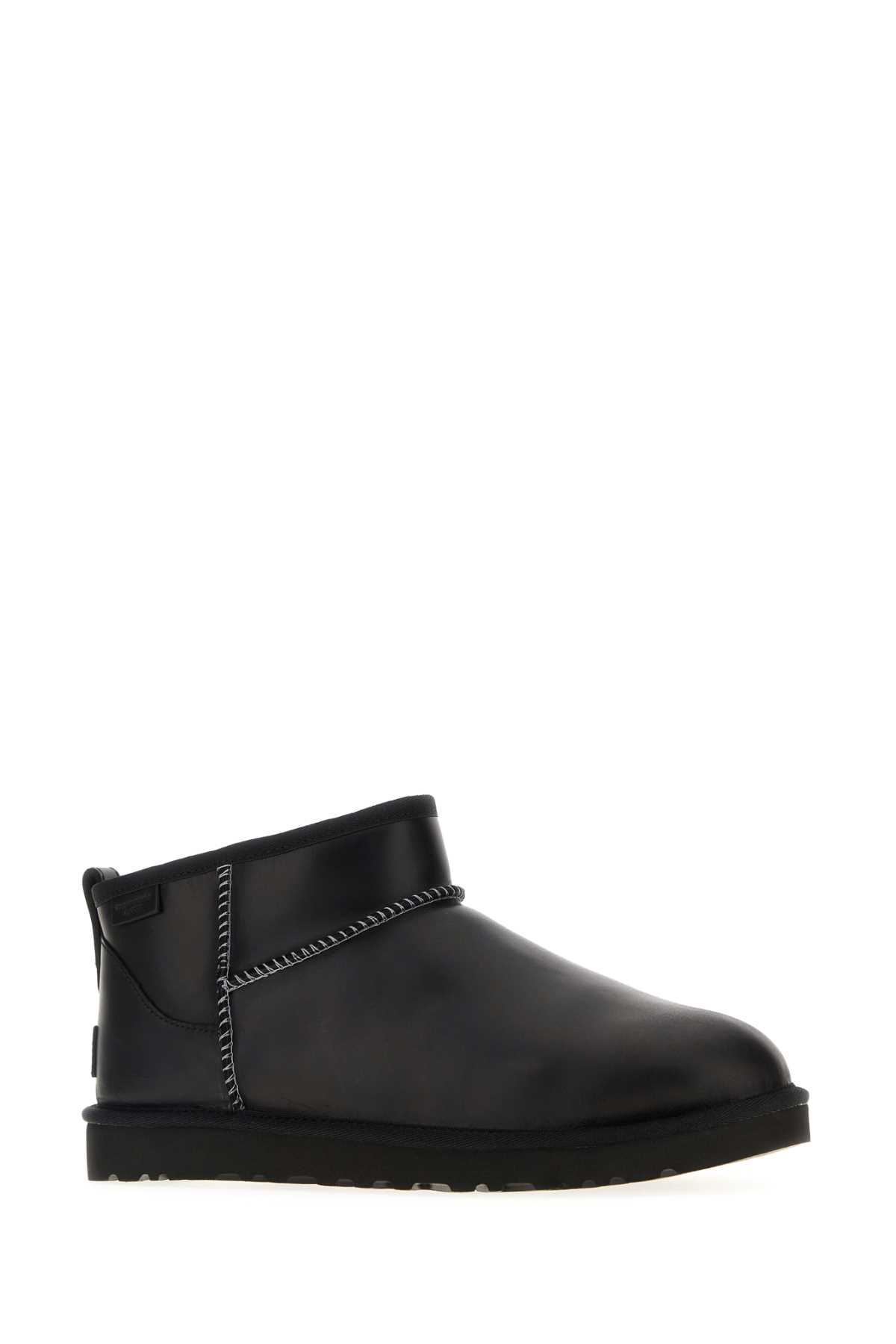 Black leather Classic Ultra Mini ankle boots 1158191BLK (UGG / ブーツ ) | UGG (アグ)(1)